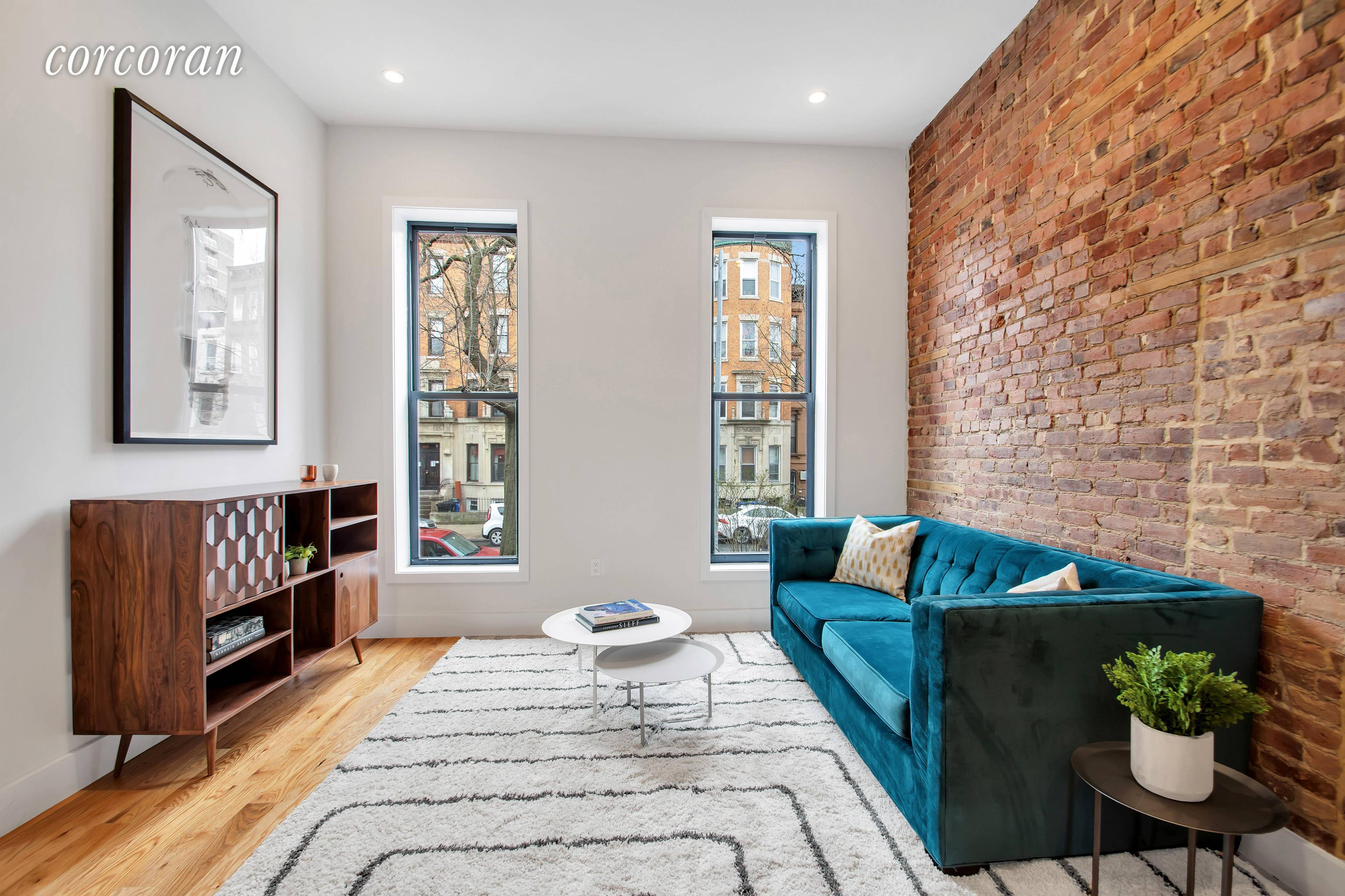 Asking only 505 foot 6 cap rate with over 155k in annual net income on this 2019 renovated 4 unit multifamily investment property in Western Crown Heights !