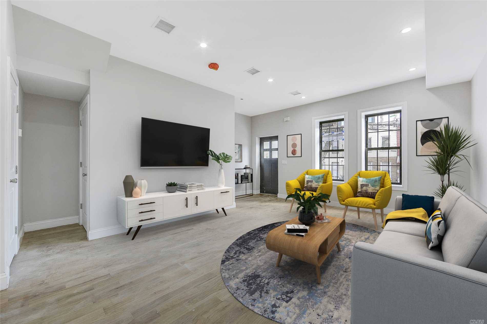 Space, style modern luxury come together in this newly renovated brick townhouse nestled on a beautiful tree lined street of Booming Flatbush.