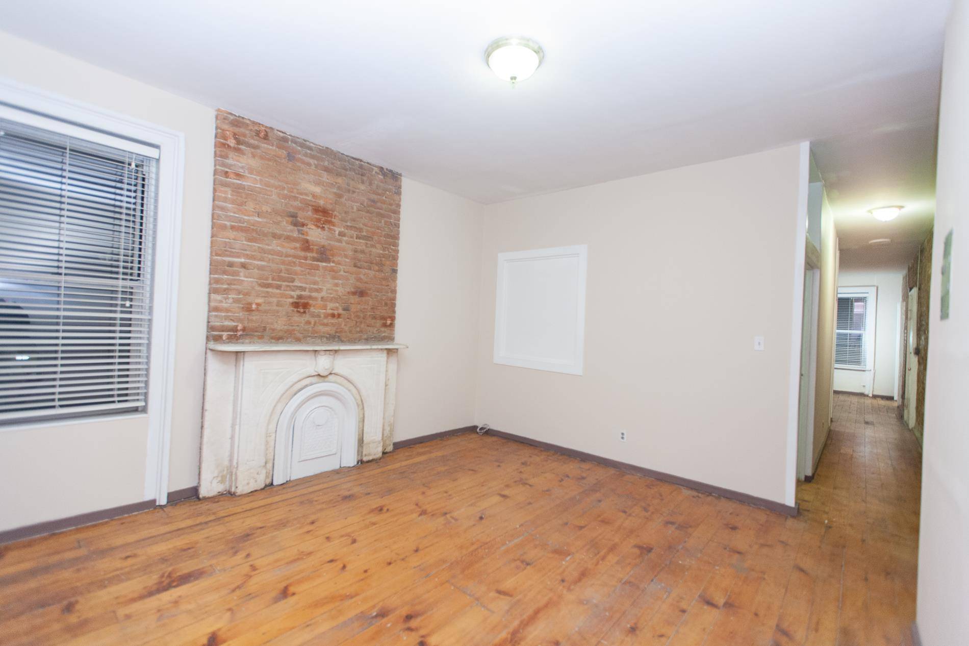 Lovingly restored 1896 1BR floor through tenement in the heart of Williamsburg, only two blocks from the Bedford Avenue subway station.