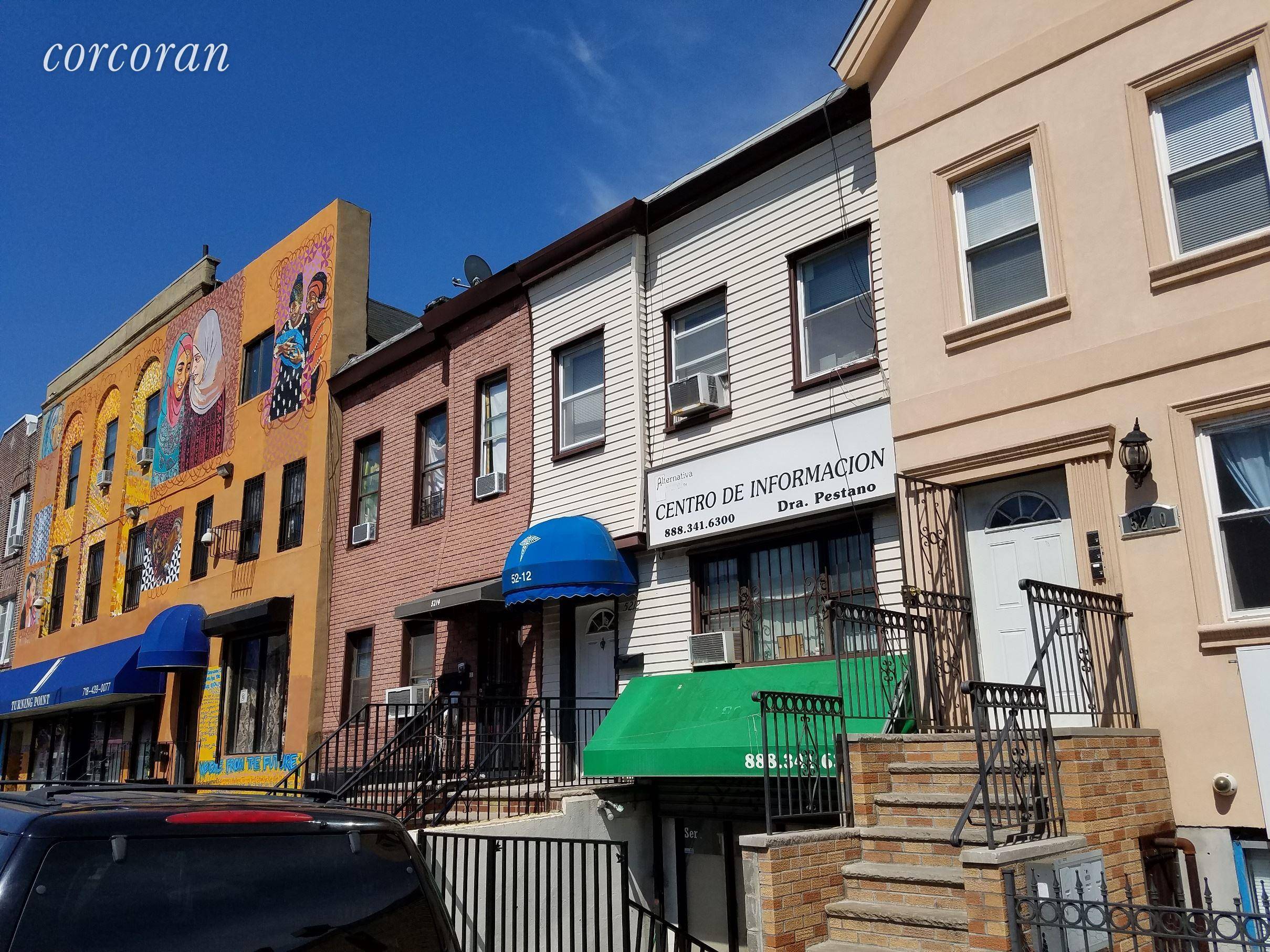 Introducing 5212 4th Avenue A Prime 3 Unit Building on Bustling 4th Avenue in Prime Sunset Park !