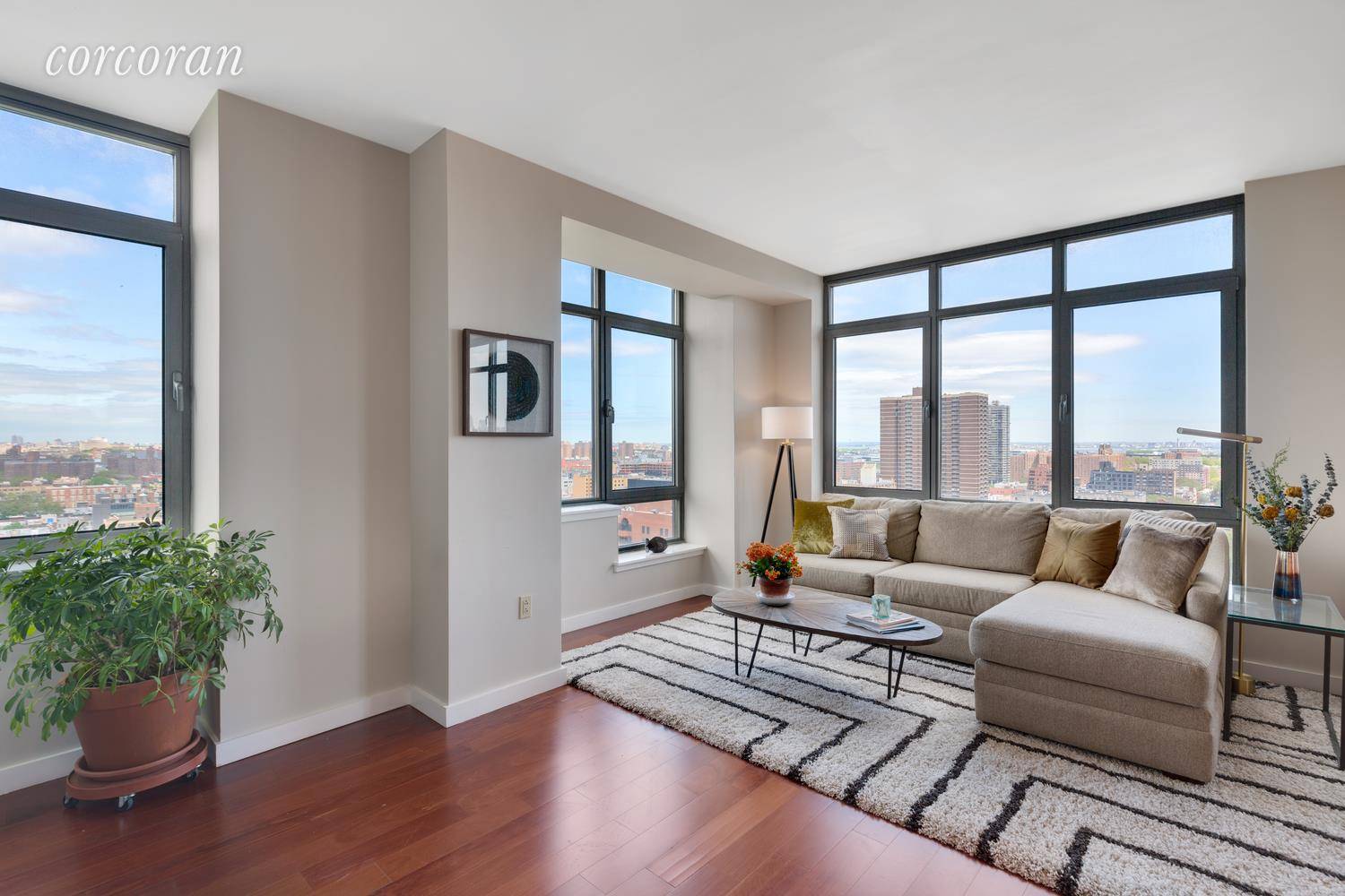 Welcome to 1485 5th Avenue 19C This spacious corner three bedroom, two bath apartment features southern, northern, and eastern exposures, and is located in a full service luxury condominium building ...