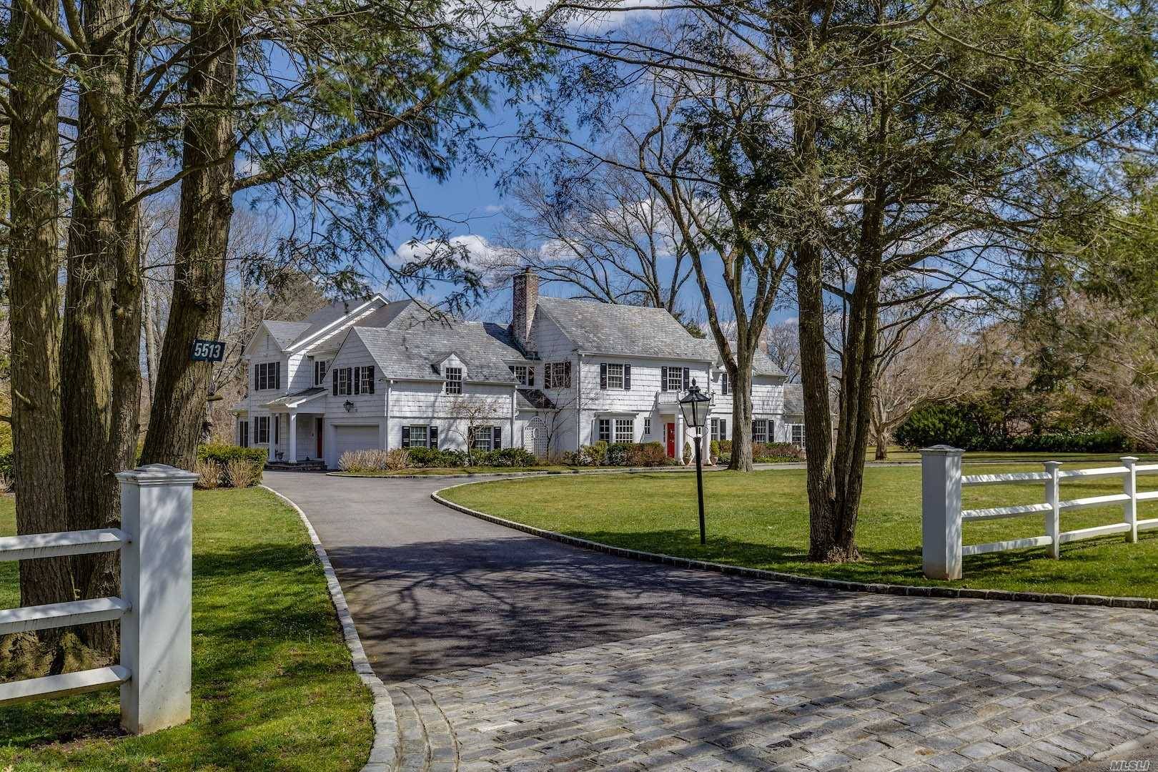 Set On A Beautiful Country Lane Cul De Sac's Sits This Classic Walter Uhl Colonial.