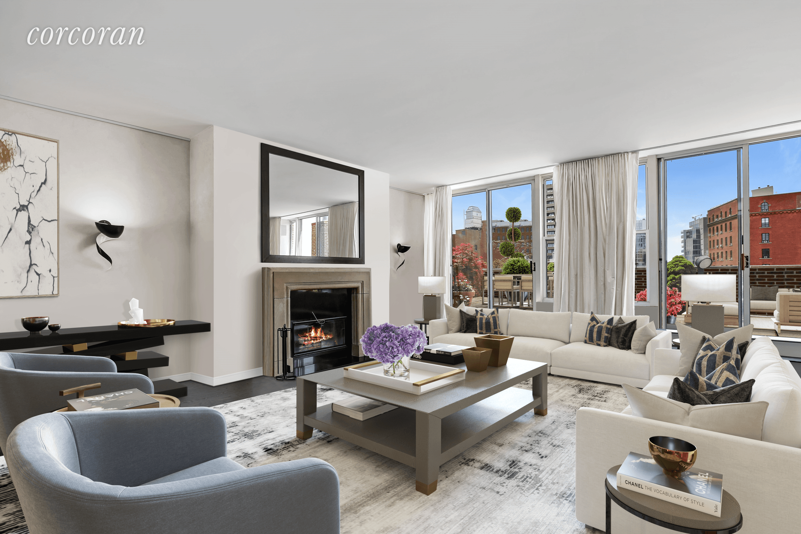 Available September 1st. This spectacular West Village penthouse loft features 3, 665 SF of combined indoor outdoor living space perfect for entertaining or enjoying time outdoors on the heart of ...