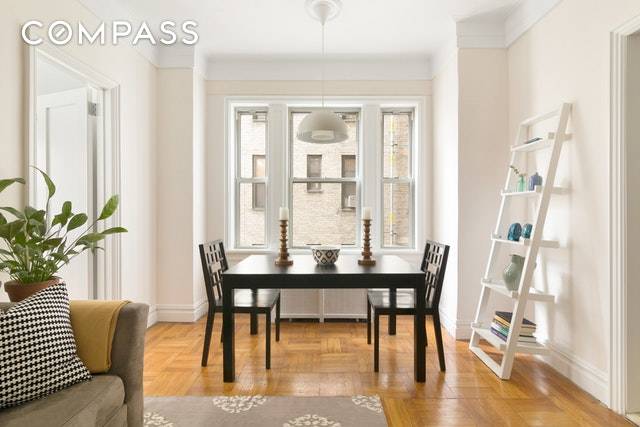 Charming, sunny, mint condition 1 bedroom, 1 bathroom corner unit in central Upper West Side location.