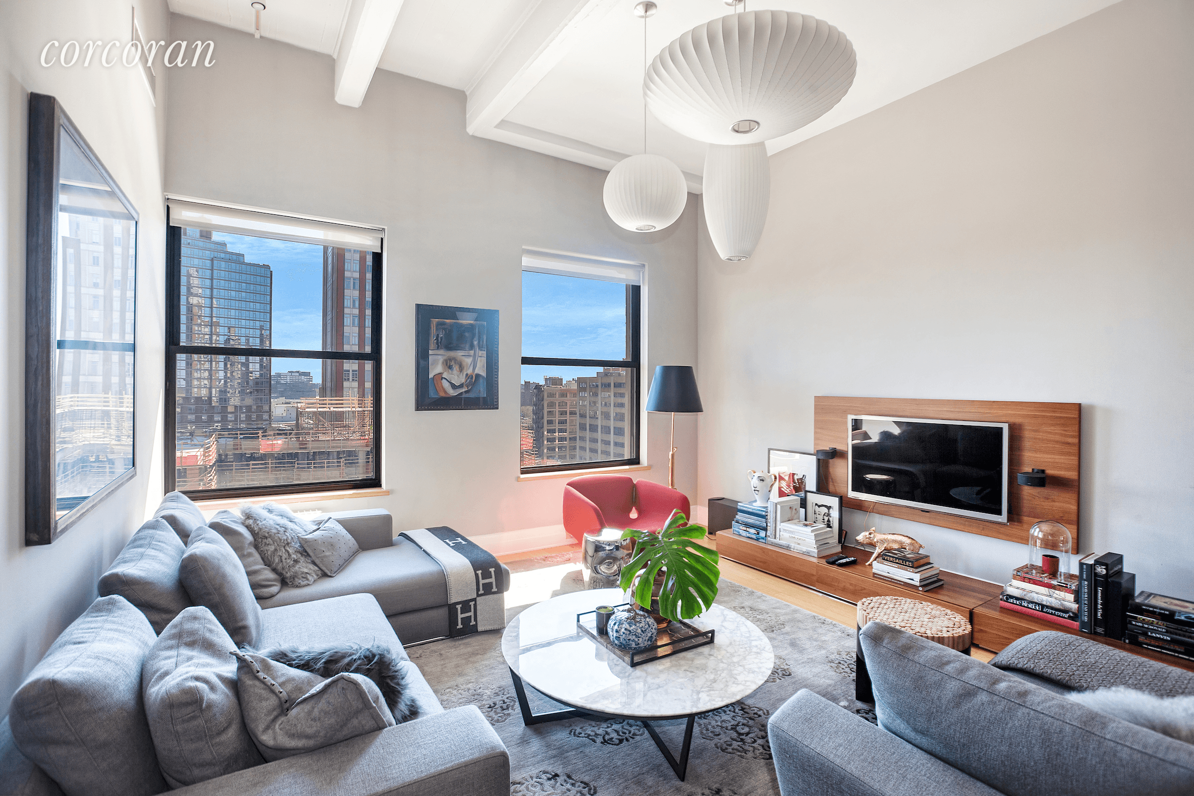 PRICE REDUCED ! Unique opportunity to own a GLAMOROUS and super chic one bedroom PLUS home office DUMBO LOFT at the authentic loft building at 70 Washington Street and experience ...