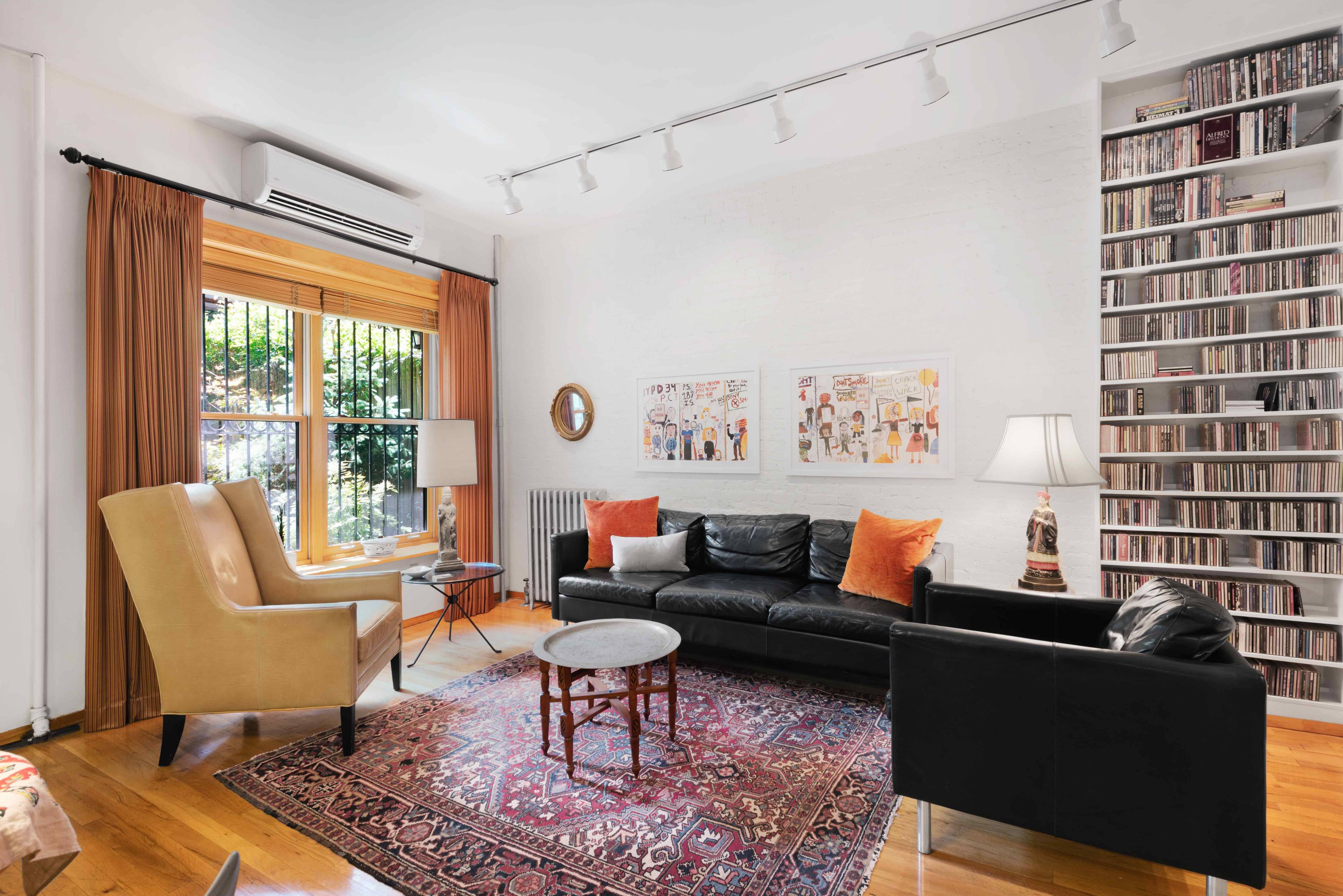 SHOWING MONDAY JUNE 17th 10a 6p By Appointment TRIPLEX w PRIVATE GARDEN and in unit WASHER DRYER Heart of Harlem This floor through quintessential New York City Brownstone with its ...