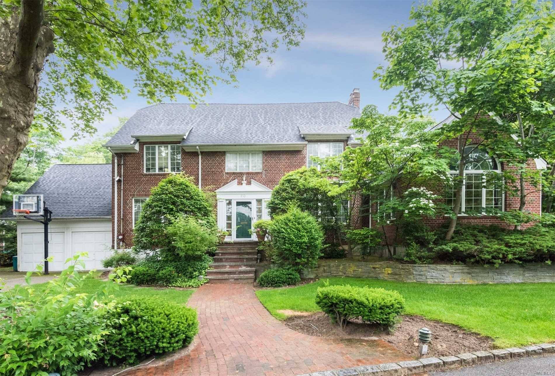 Magnificent Brick C H Colonial On A Quiet Country Lane In Close Proximity To Broadway.