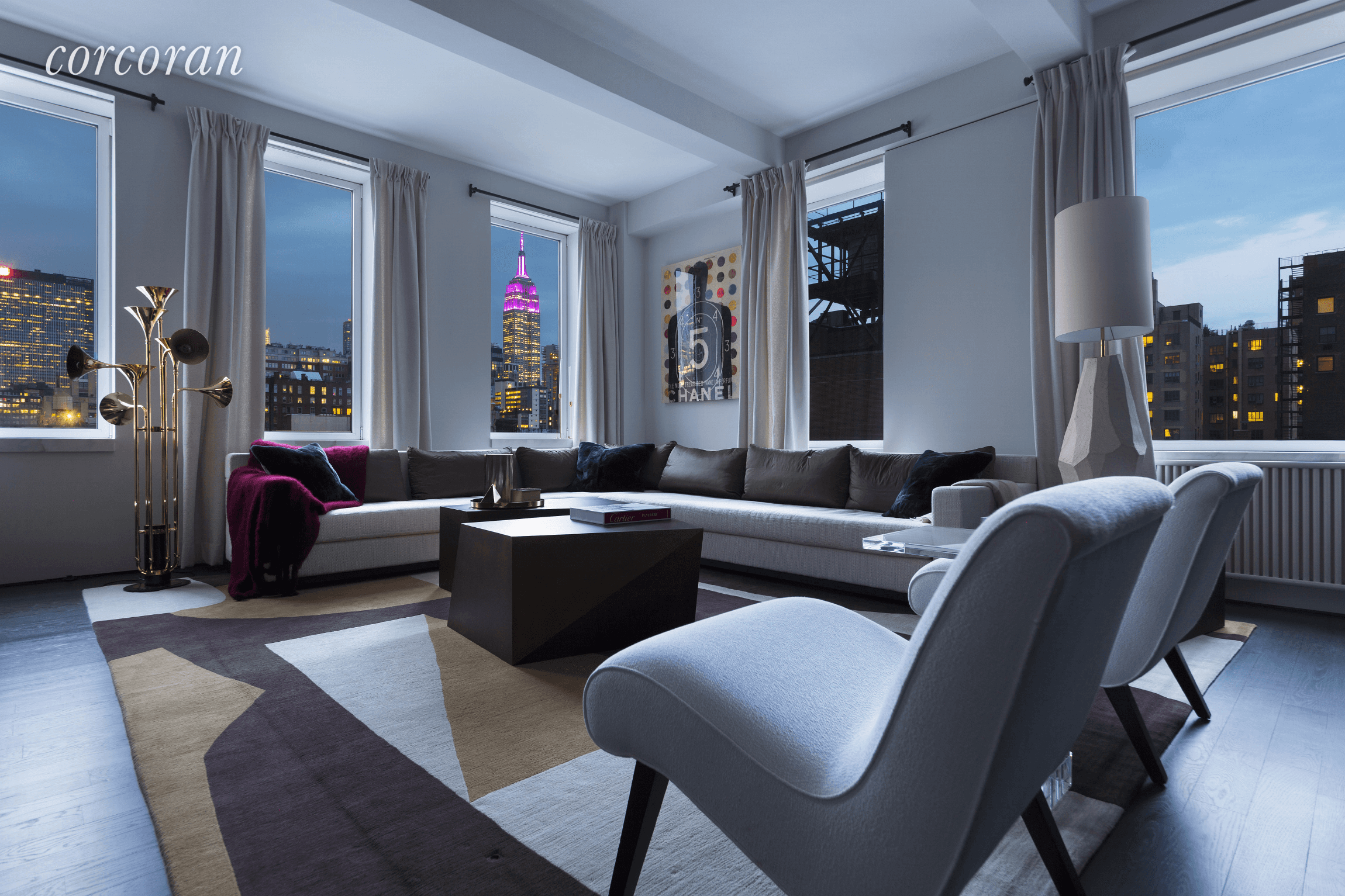 Welcome to unit 7A, 1653 square feet of impeccably renovated living and entertaining space, in the coveted boutique condominium, The Chelsea 19.