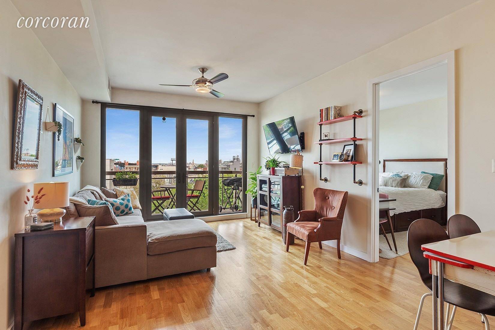 Own this incredible light filled two bedroom, two bath West facing gem for the price of renting, and get the tax benefits of being an owner.