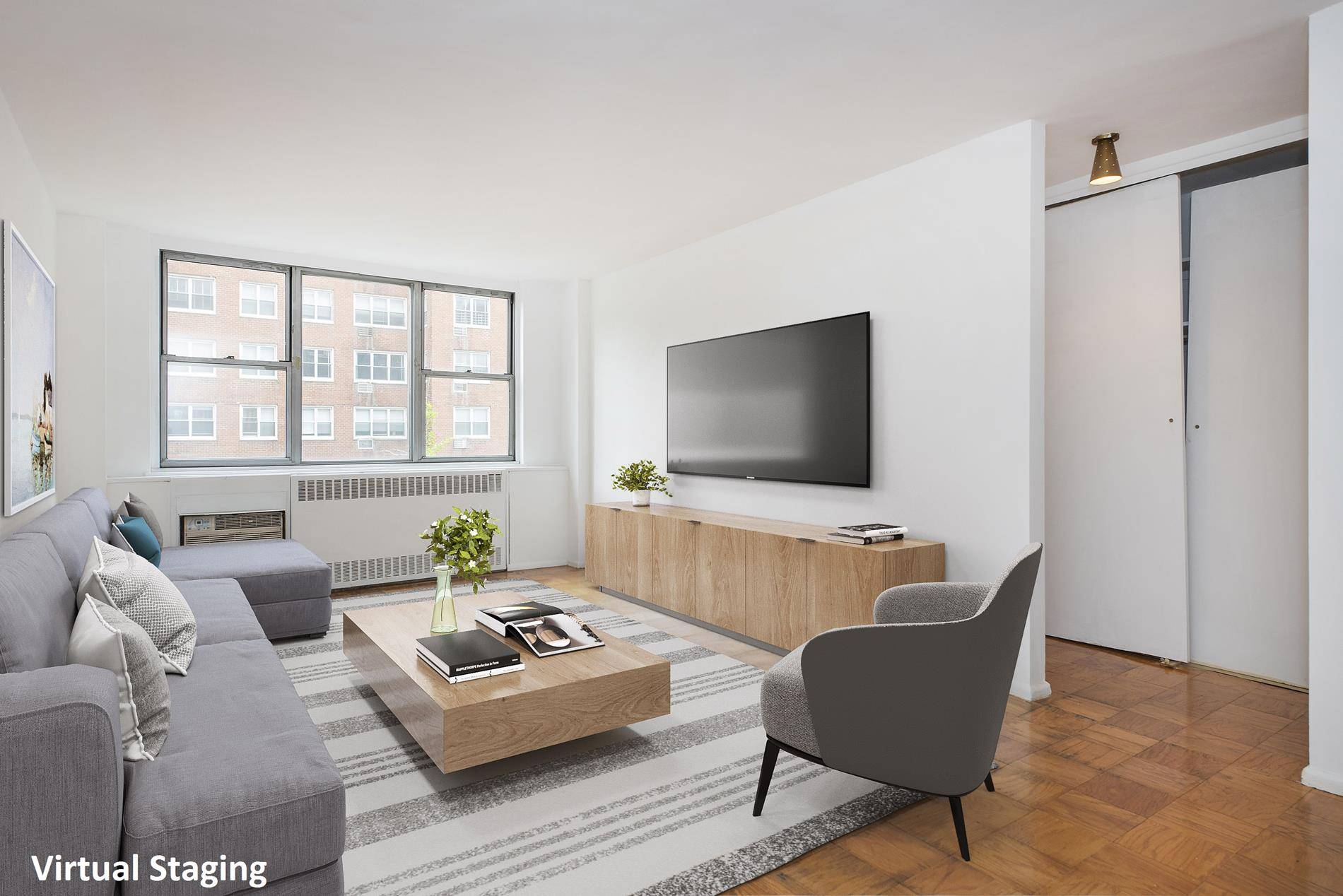 Wonderful opportunity to own and design your dream one bedroom one bathroom apartment with phenomenal light and sky views on Gramercy Park South.