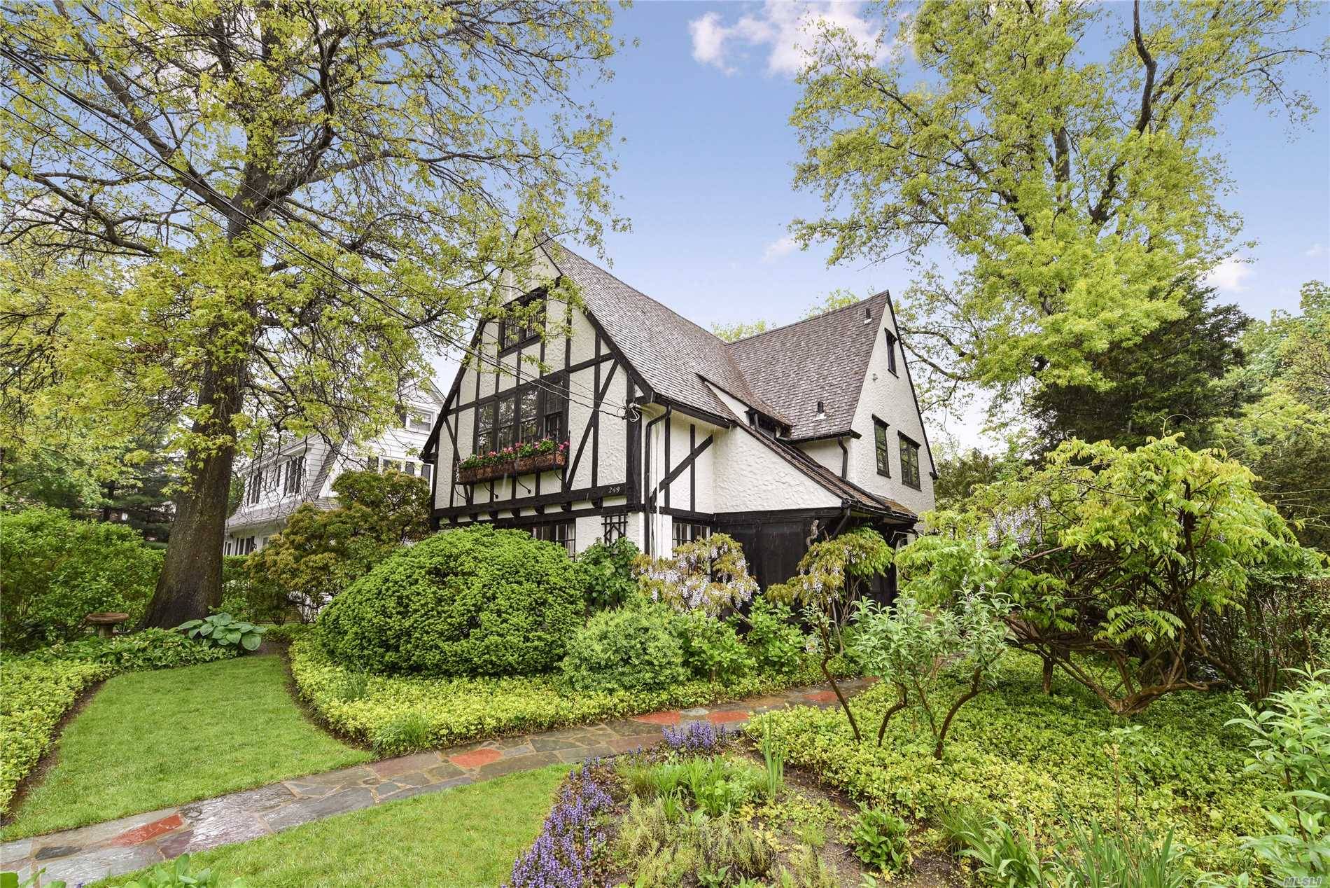 Renovated authentic 5 bedroom Tudor situated in Douglas Manor, one block from the Douglaston Club, two blocks from the shore and marina, and in close proximity to transportation and shopping.