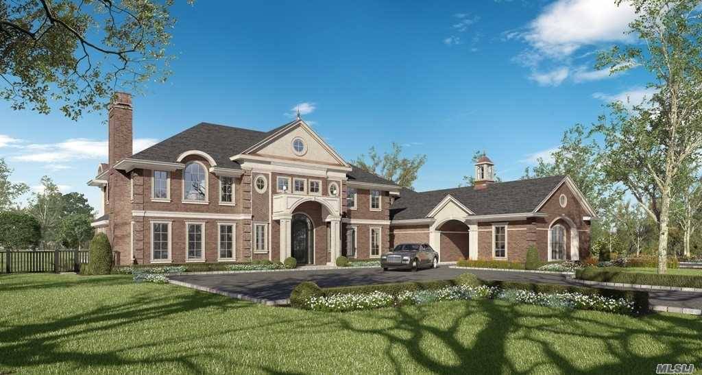 Set on 2 Magnificent Acres in the Village of Old Westbury, this 7500 Square Foot All Brick New Construction is the Ultimate Definition of Quality Craftsmanship and Exceptional Design.