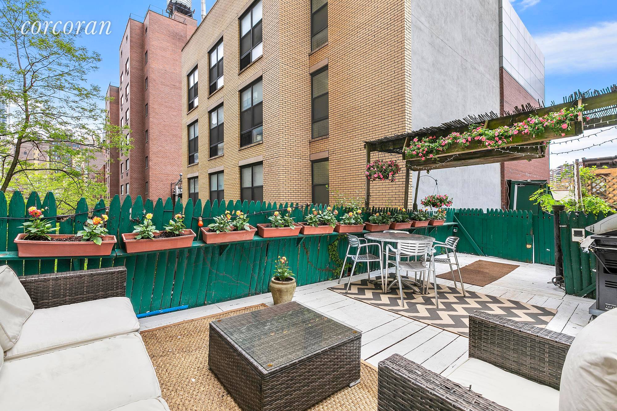 Amazing opportunity ! ! Blend two units together in this lovely pre war CONDO at 357 West 30th Street, to create a 2000 sq ft duplex with a PRIVATE ROOFDECK.