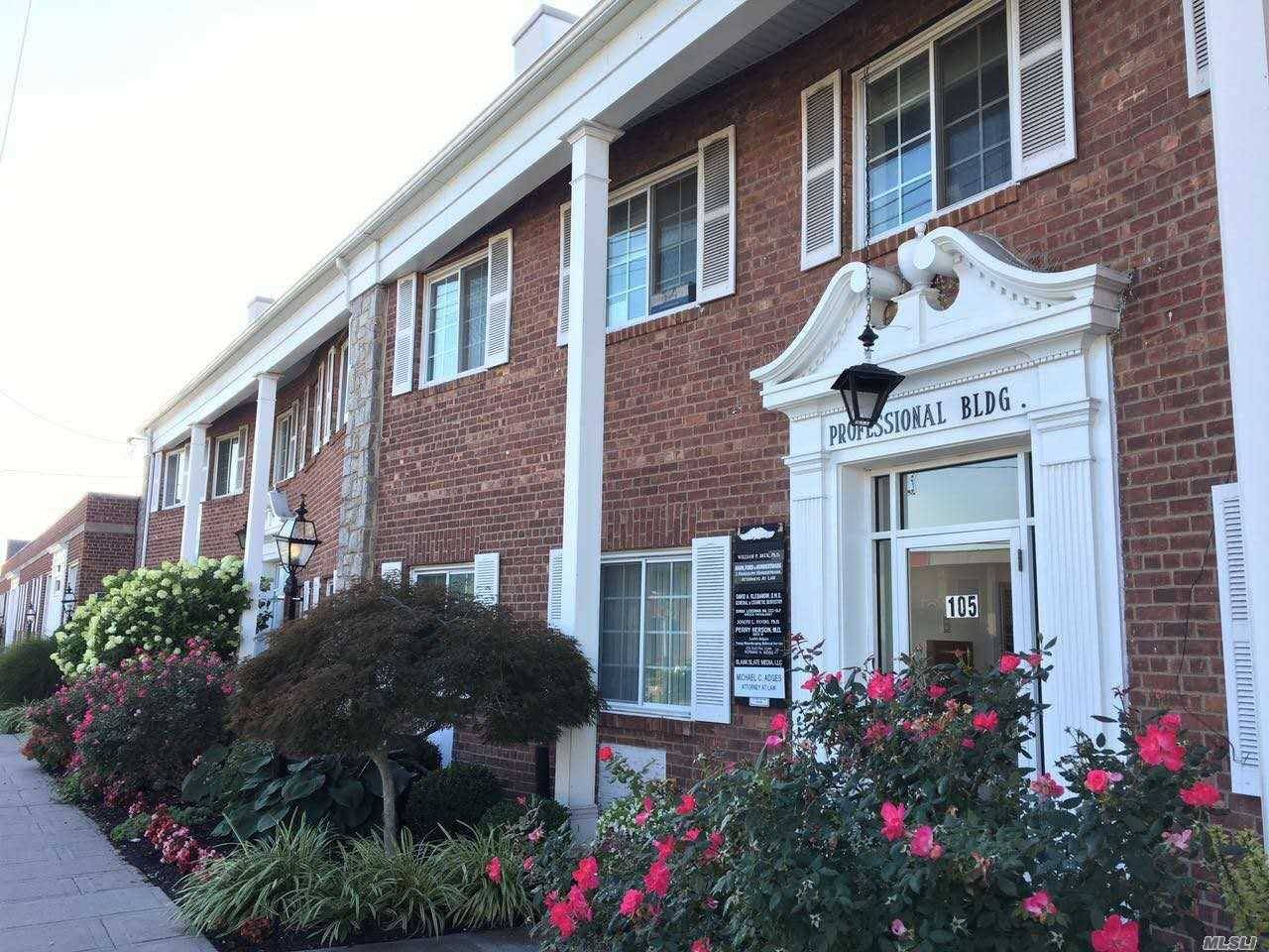 professional office building locates at the center of towns of williston park, e, williston, albertson, mineola, two block to LIRR, business center.