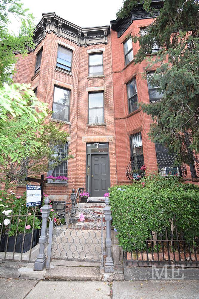 Magnificent brownstone apt on the 1st floor has undergone a total renovation !