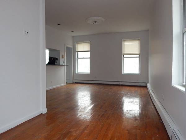 Spacious floor through 1br two dens available July 1 in Red Hook.
