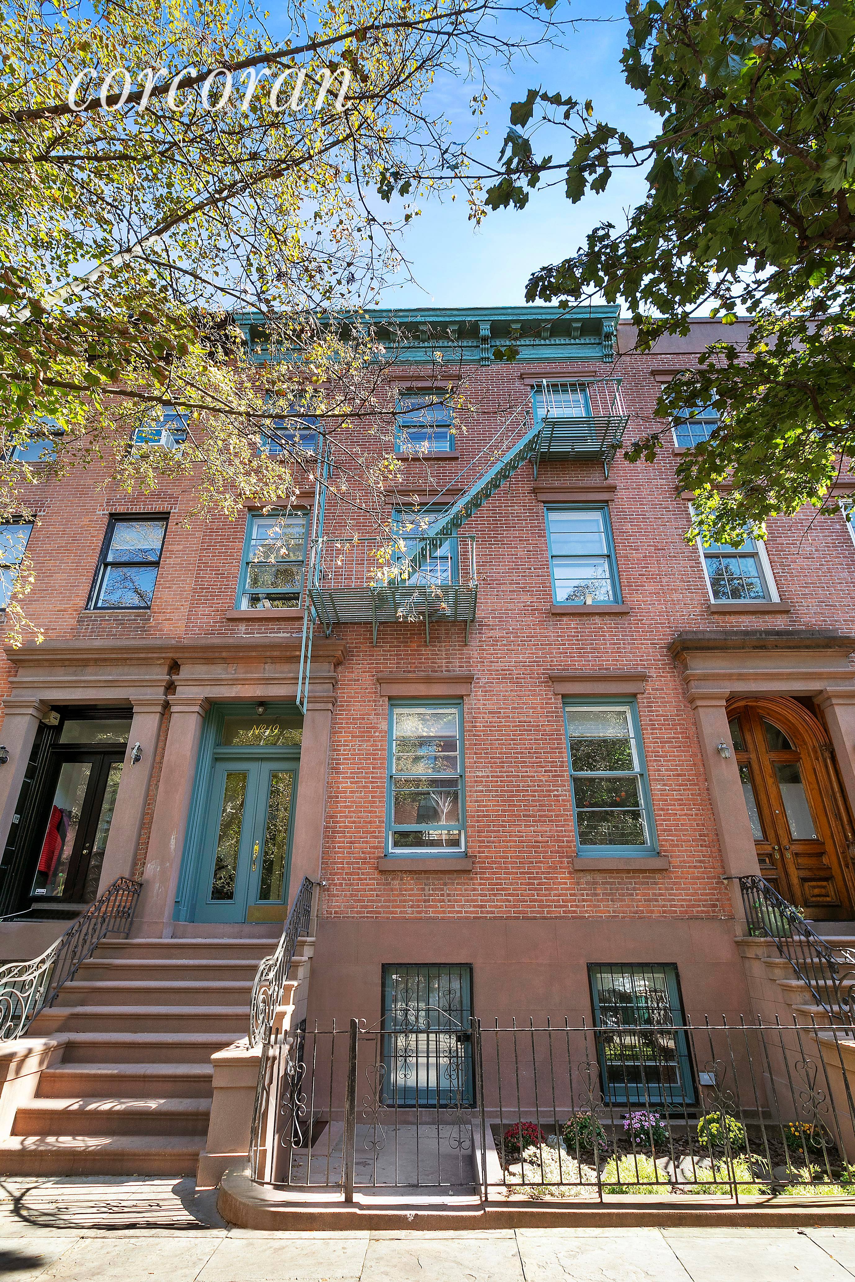 Currently configured as a three family duplex, plus two floor through two bedroom apartments this 25 foot wide, 4, 100sf townhouse is on one of Cobble Hill's most sought after ...