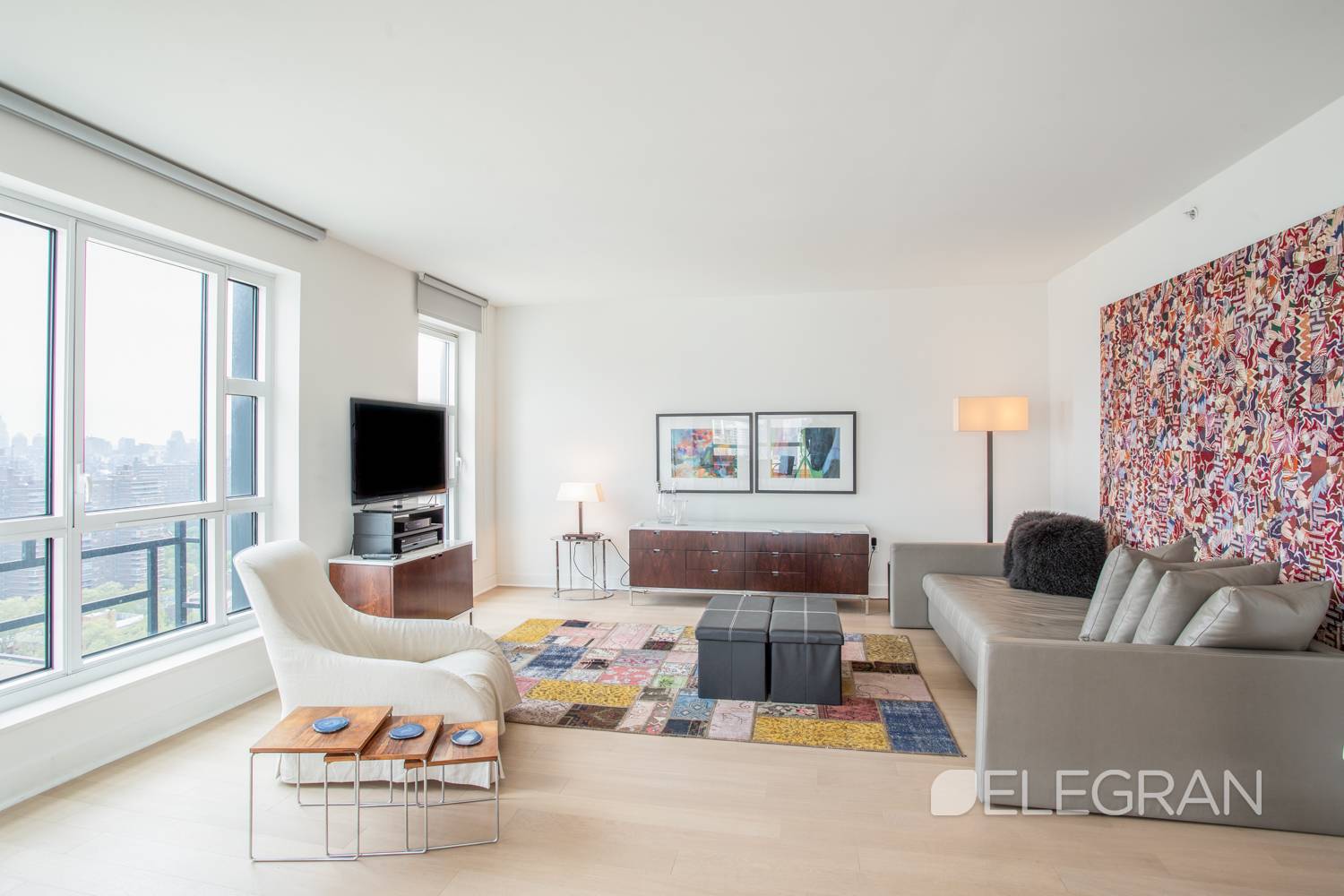 A spacious two bedroom residence is now available in West Chelsea just steps from the High Line.