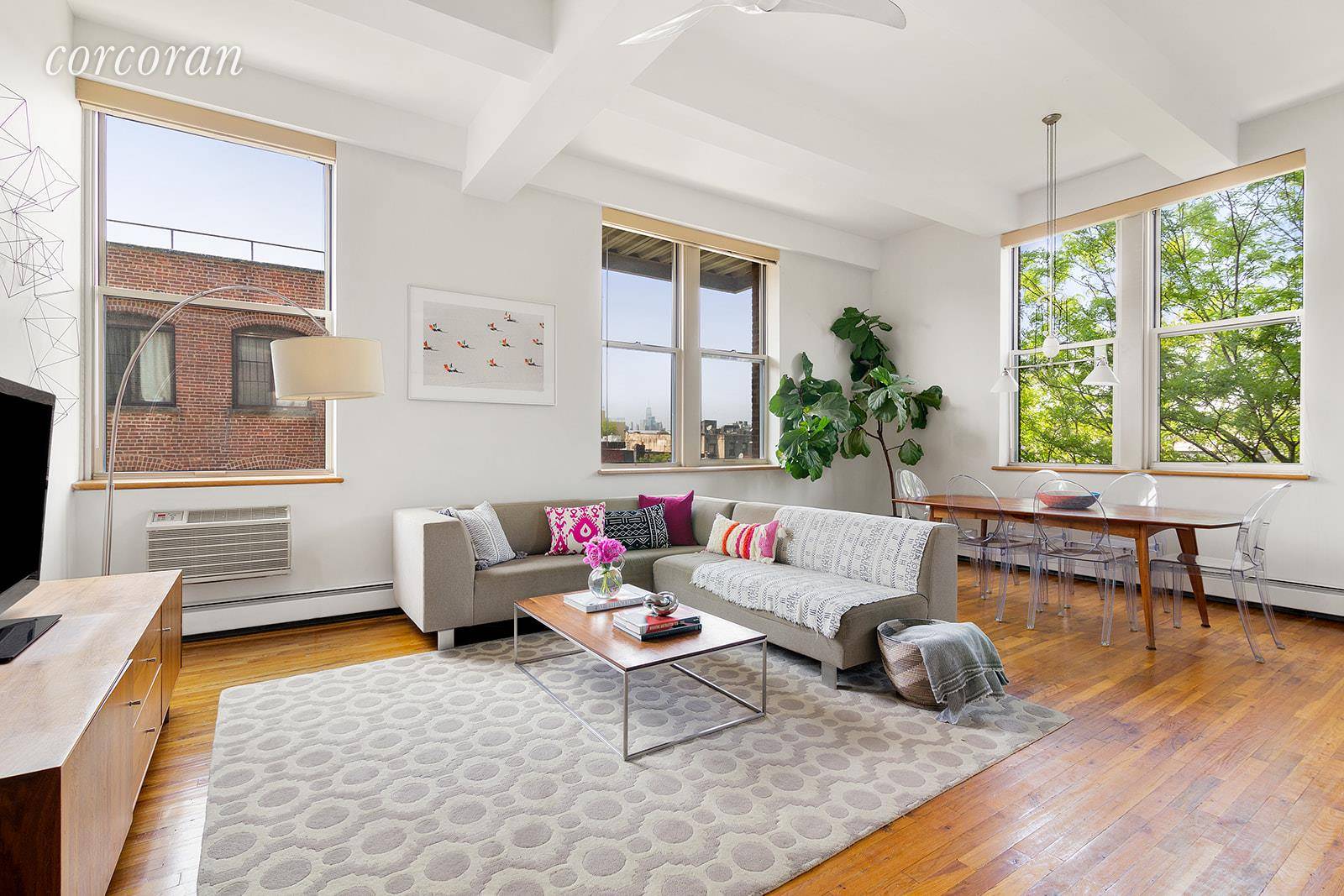 438 12th Street, 3CThis coveted corner loft unit at the Ansonia will melt your heart.