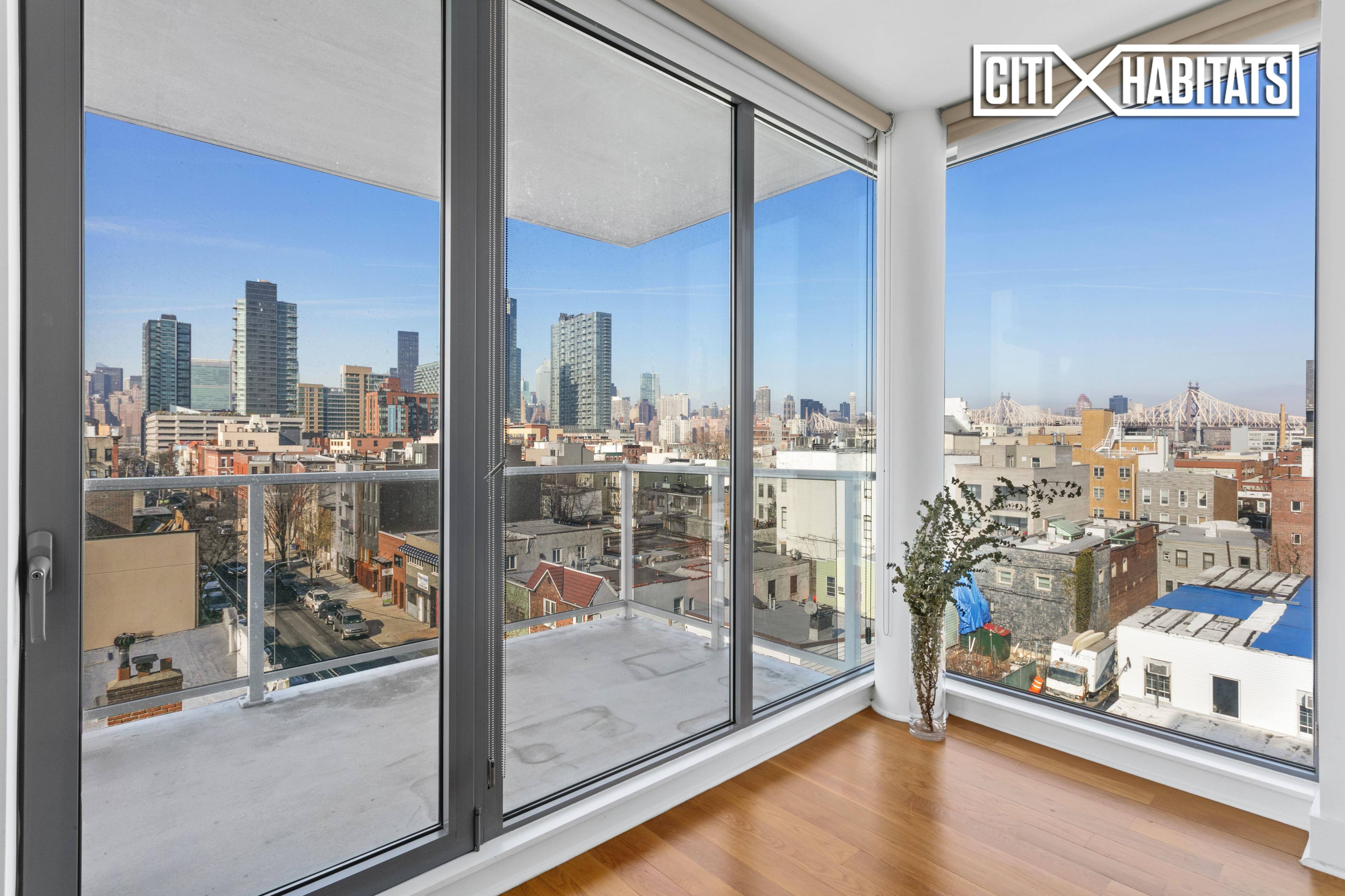 Welcome to The Corner. Rarely available 2BR 2BA with views from every room.