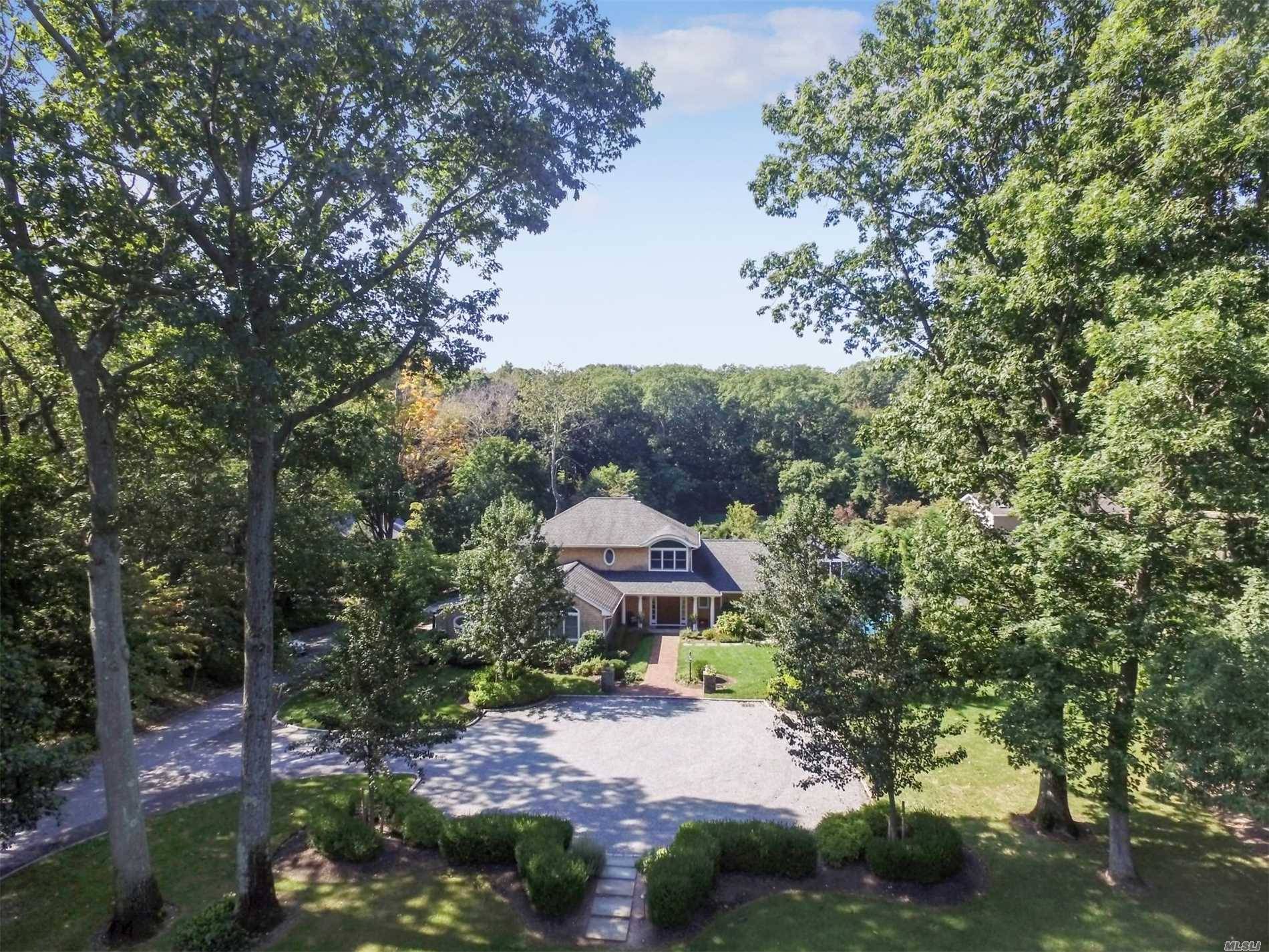 Exceptionally Built Hampton Style Stunner On Quiet Street Abutting Country Club.