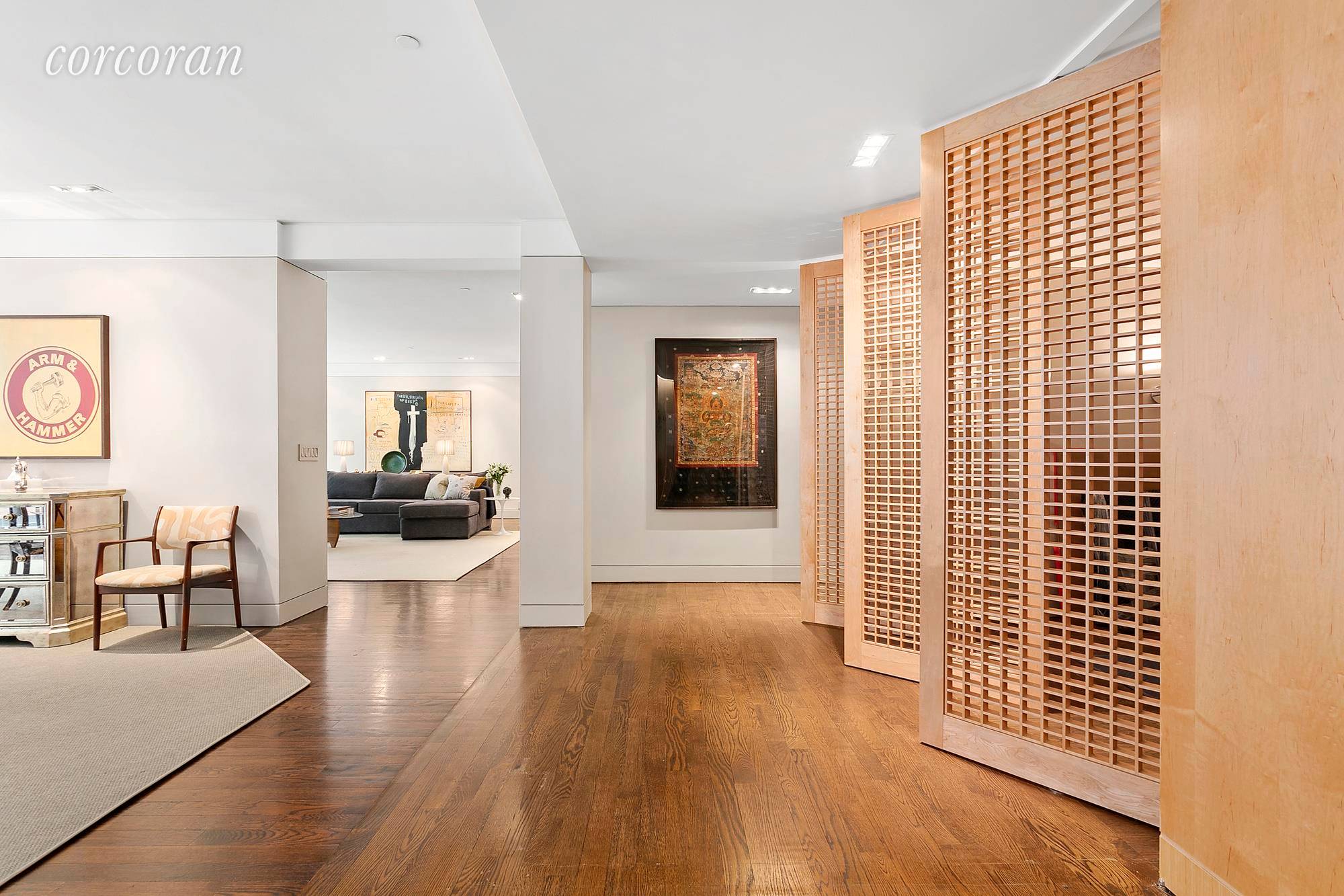 Come home to a rarely available, custom designed loft at 497 Greenwich Street.
