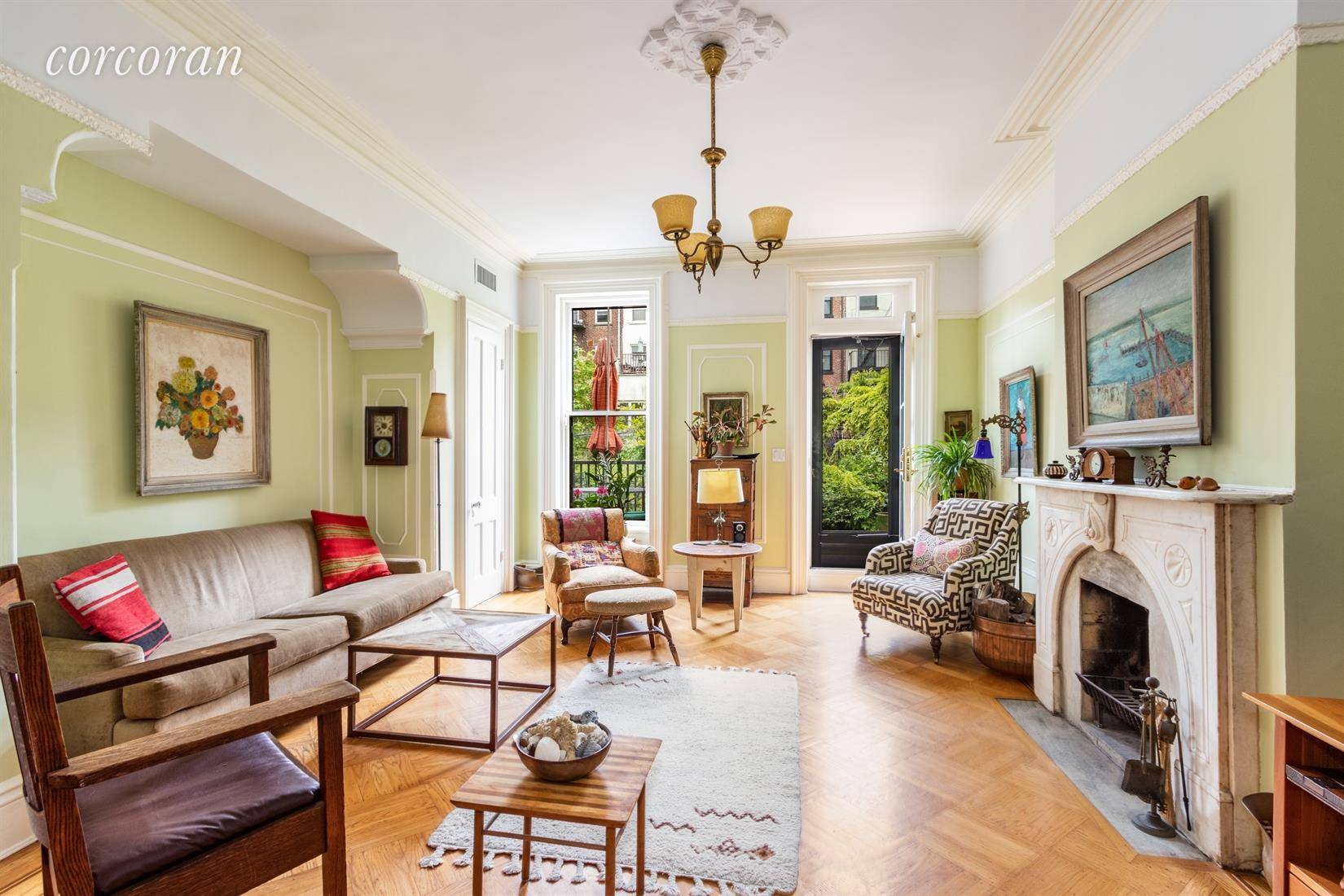 A Brooklyn gem the ideal Carroll Gardens three story single family townhouse with the perfect combination of gorgeous original details and modern renovations.