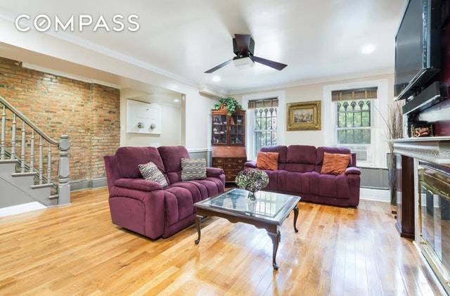 Situated in Ocean Hill bordering Bushwick, this three story, two family townhouse is built 20 FT wide by 55 FT in depth with over 1, 000 SF of living space ...
