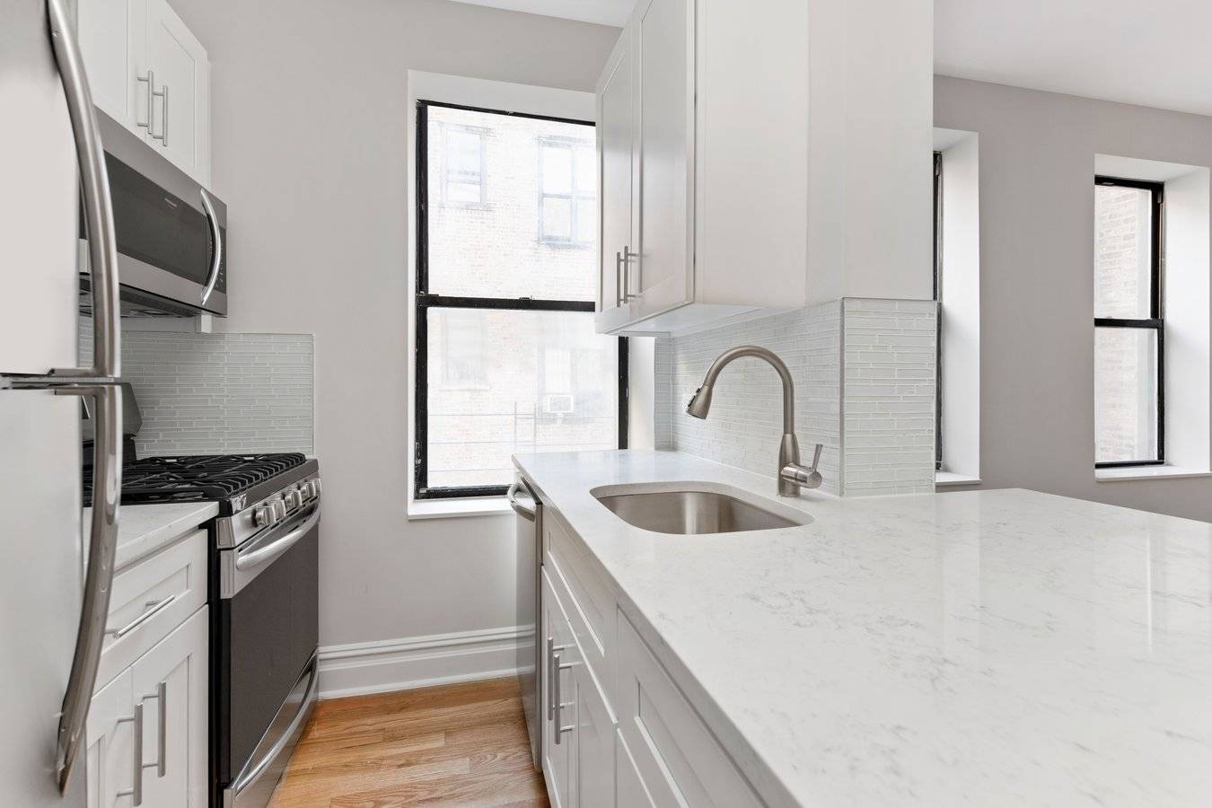 Gut renovated one bedroom, one bath on Riverside Drive !