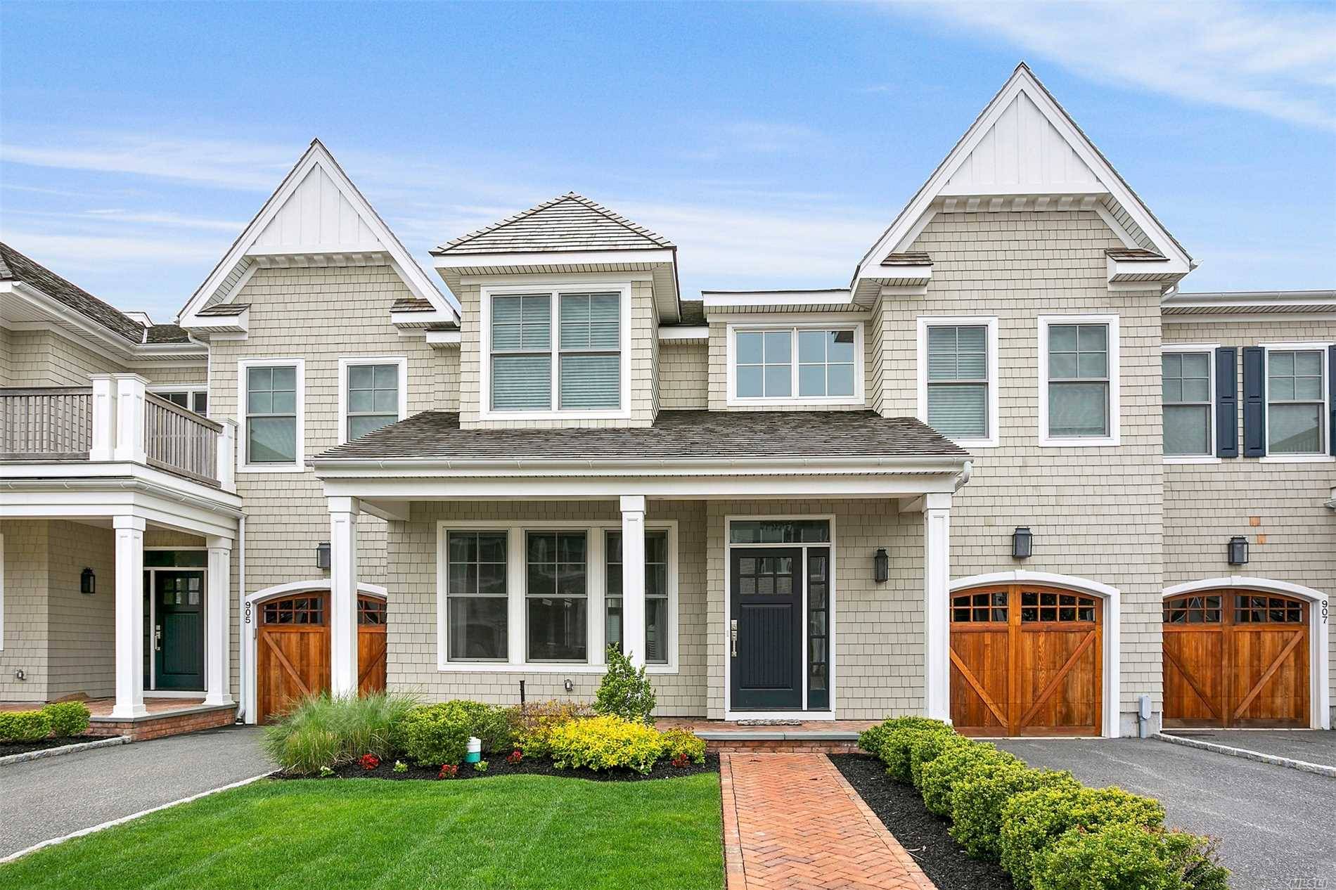 Located in the Bishops Pond Community in Southampton Village, this designer decorated 5 Bedroom five and one half bath Townhouse is ready for occupancy.
