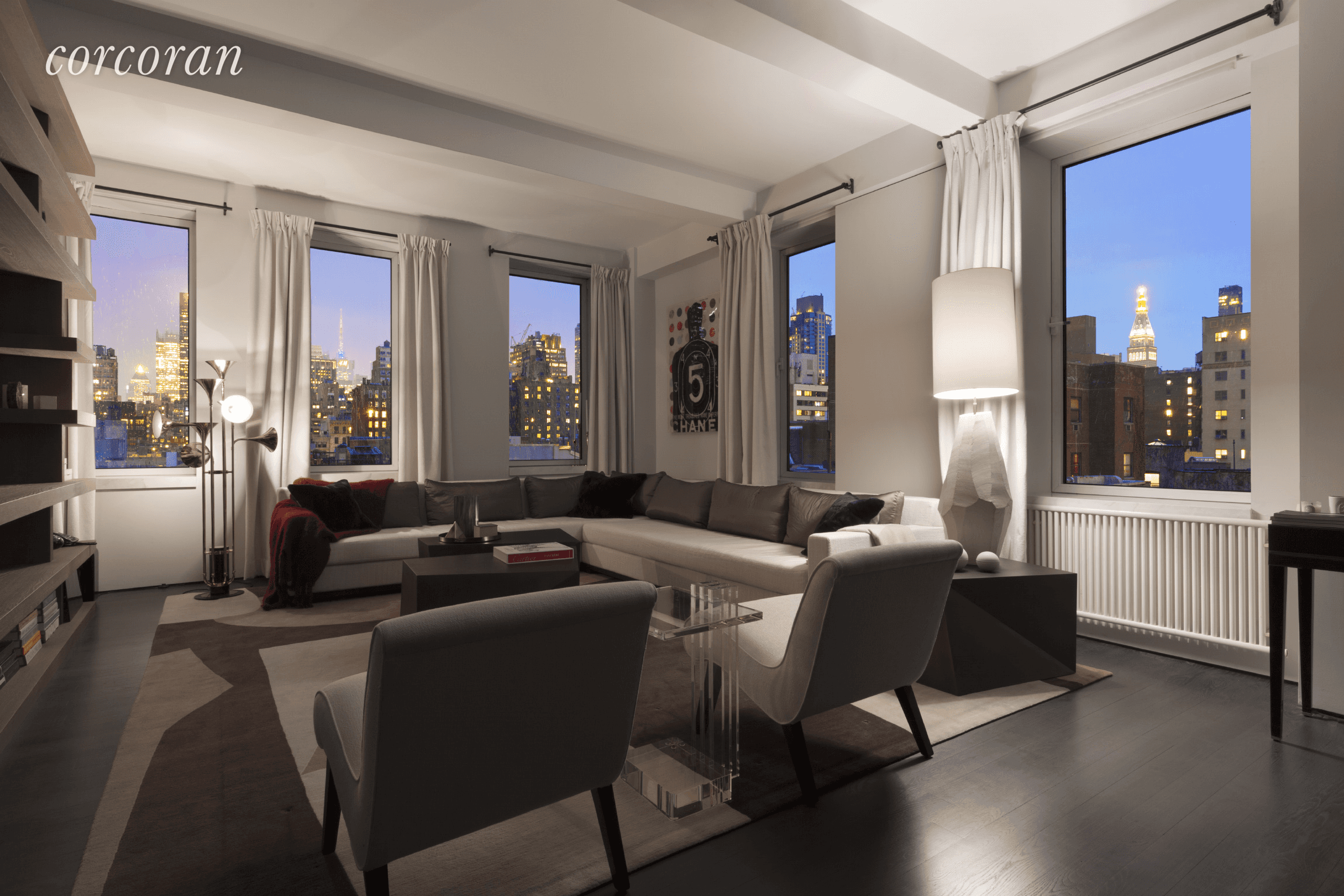 FURNISHED RENTAL Welcome to unit 7A, 1653 square feet of impeccably renovated living and entertaining space, in the coveted boutique condominium, The Chelsea 19.