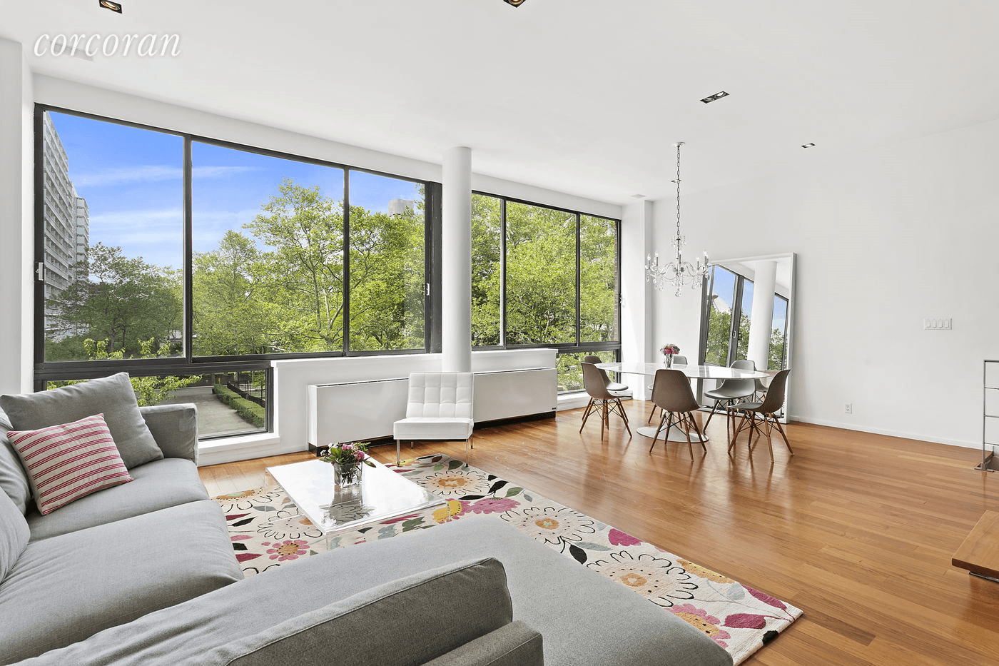 Welcome to 77 Bleecker, Residence 306 307, a sun drenched, chic and cheerful 3 bed 3 bath loft and a beautiful blend of natural light, air, and cohesive flow.