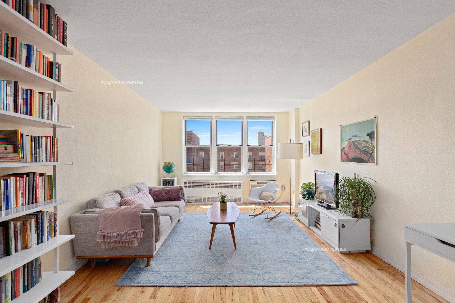 Bright and sunny top floor unit in a mint mid century building located in prime Ditmas Park.