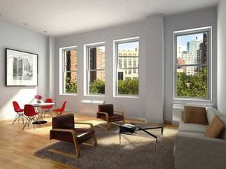Large 1 Bed Apartment in FiDi with Home Office