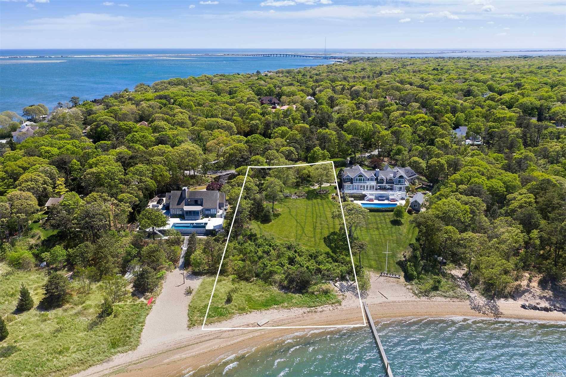 Rare opportunity to own a one of a kind waterfront property on Shinnecock Bay.