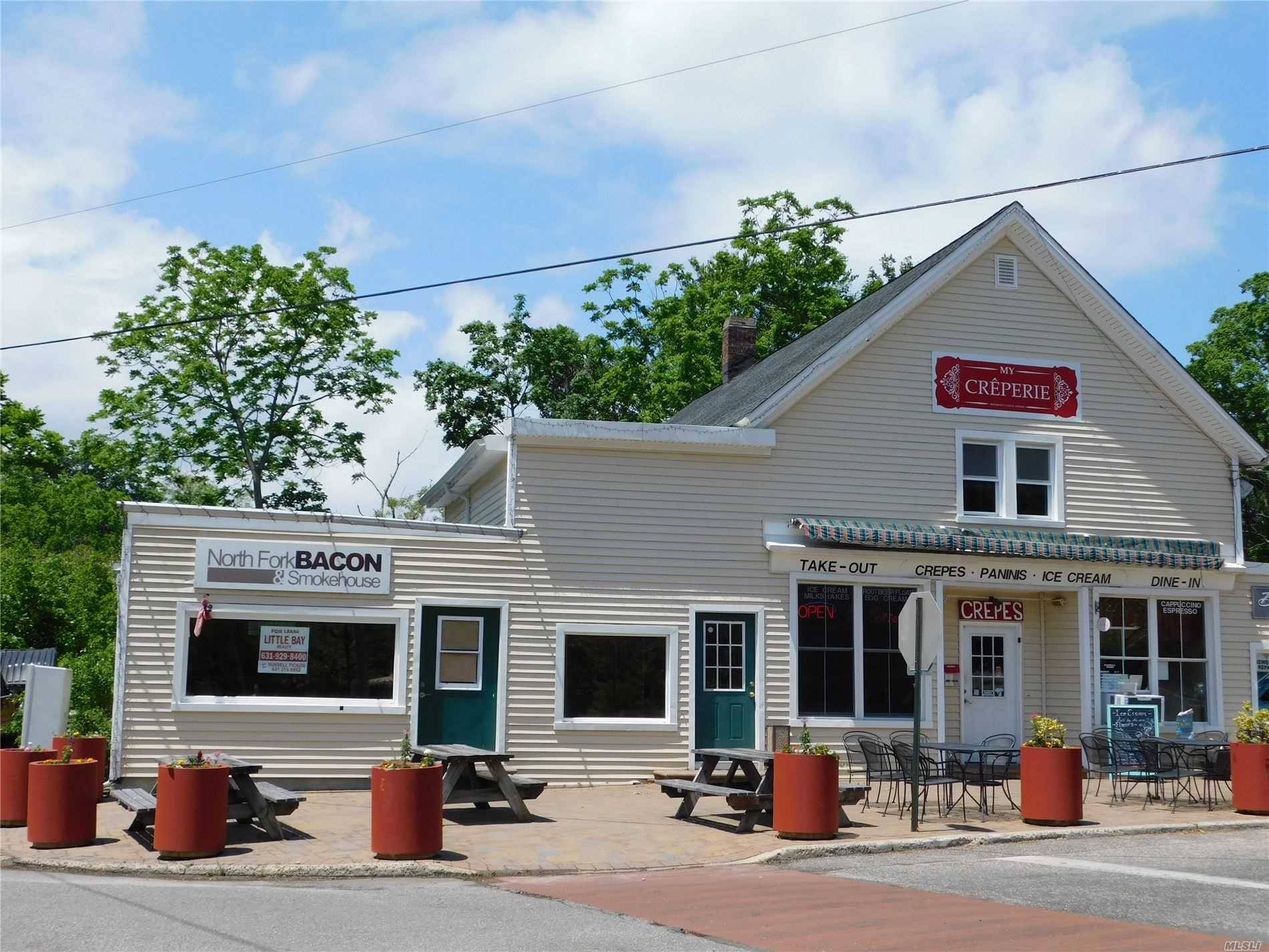 Great opportunity to open a business in the busy down town Wading River Hamlet.