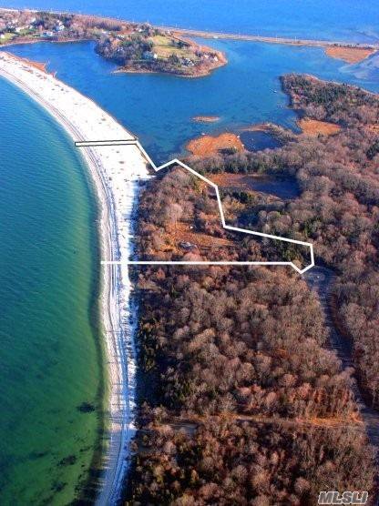 Incredible 9. 24 Accre Parcel Of Leveled Land with Approximately 1000Ft Of Beachfront On The Long Island Sound With Access To Dam Pond.