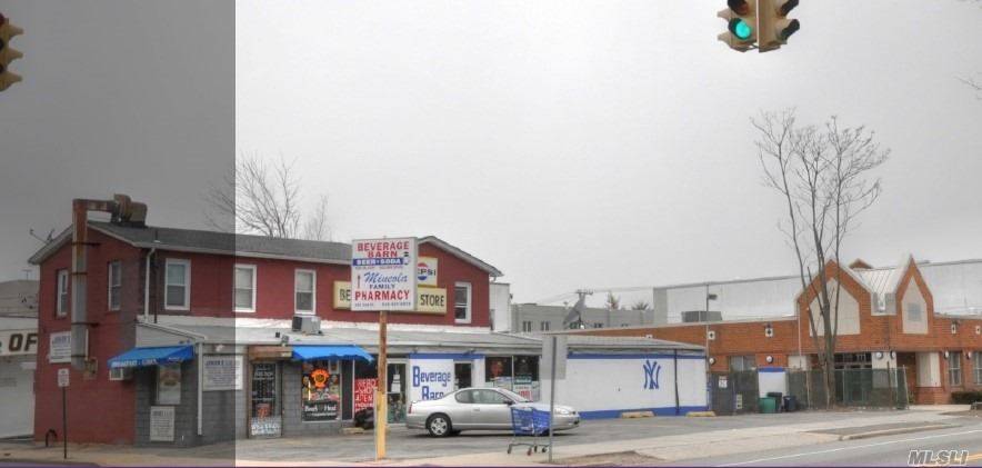 This former Beverage Distributor is ideally located 1 block from the LIRR, 2 blocks from the courts, and near the hospital, shops, offices, retail.