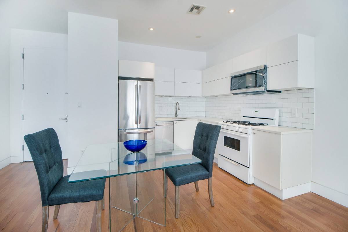 Spacious and airy. This duplex condo is 1289 square feet.