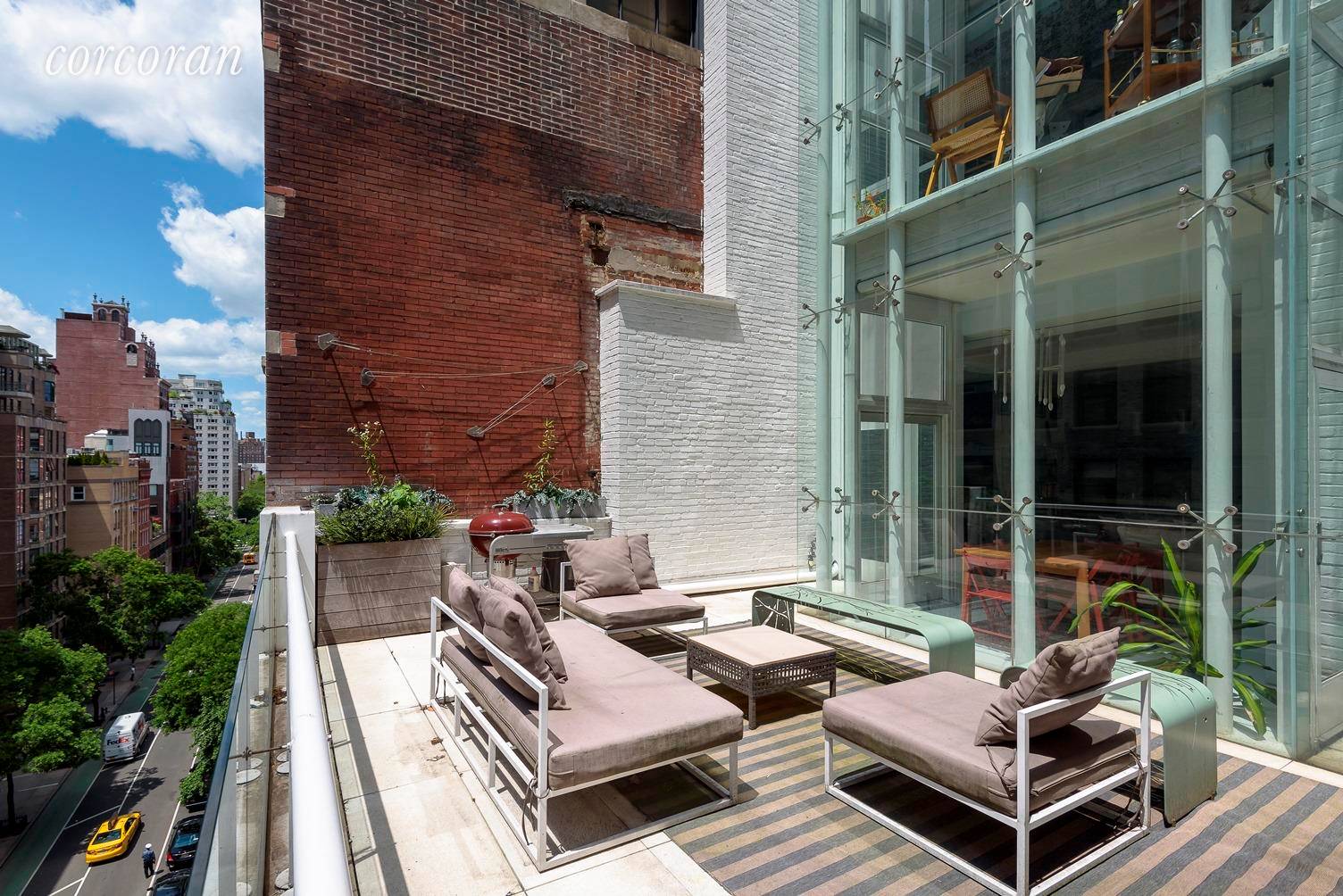Located in the heart of Greenwich Village off Fifth Avenue, this wonderfully sunny south facing two bedroom and two bathroom contemporary home includes an expansive 25 X 18 sunny terrace ...