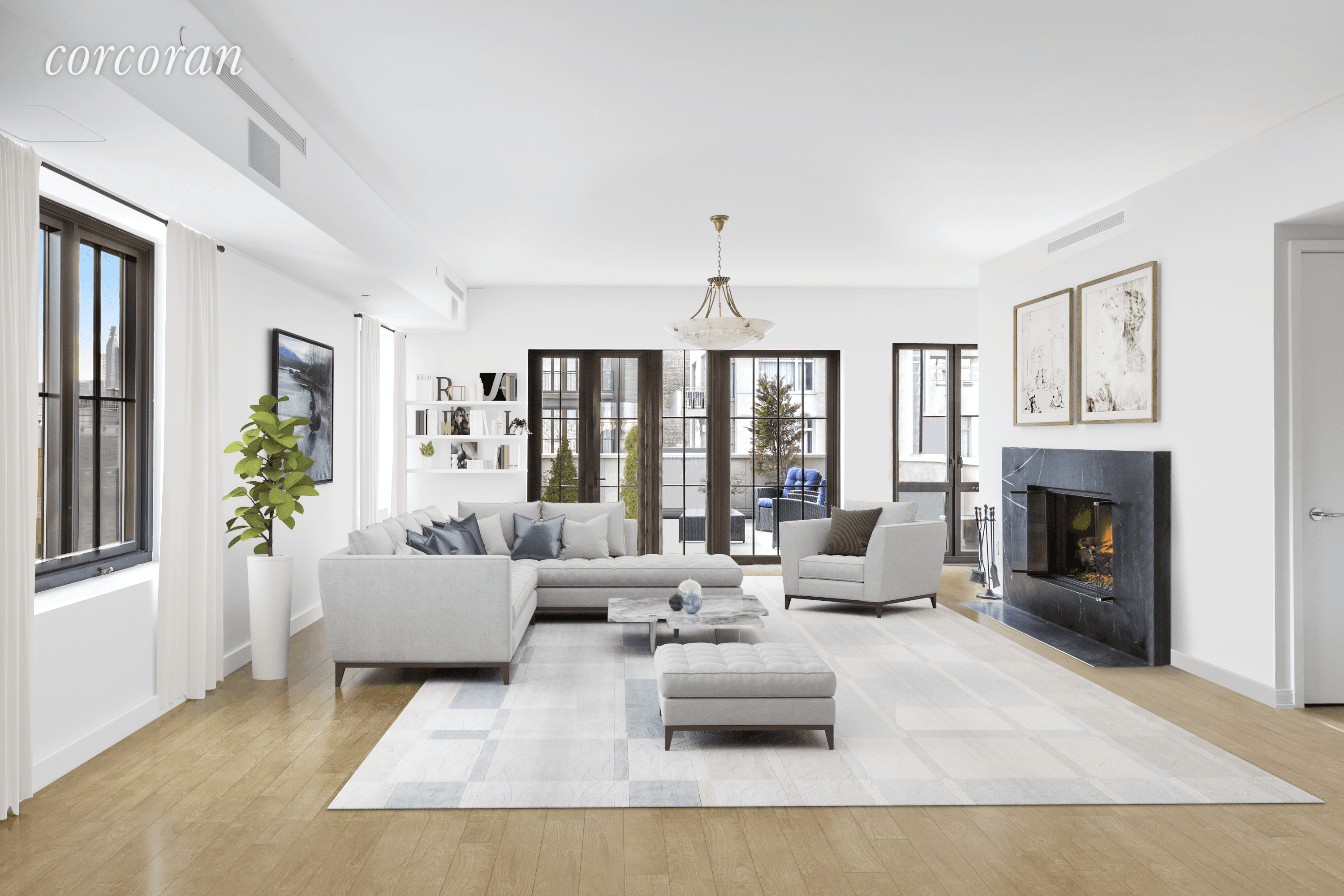A rare combination of space, elegance and amenities await you in this most gracious and well designed home on the Upper Westside.