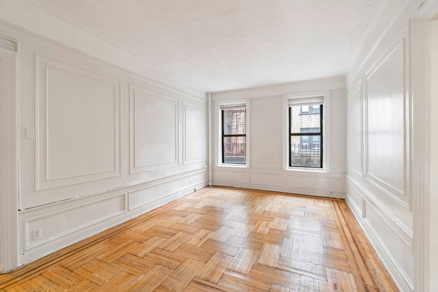 This is a huge sun bathed 2 bedroom apartment across the street from prospect park on Ocean avenue.