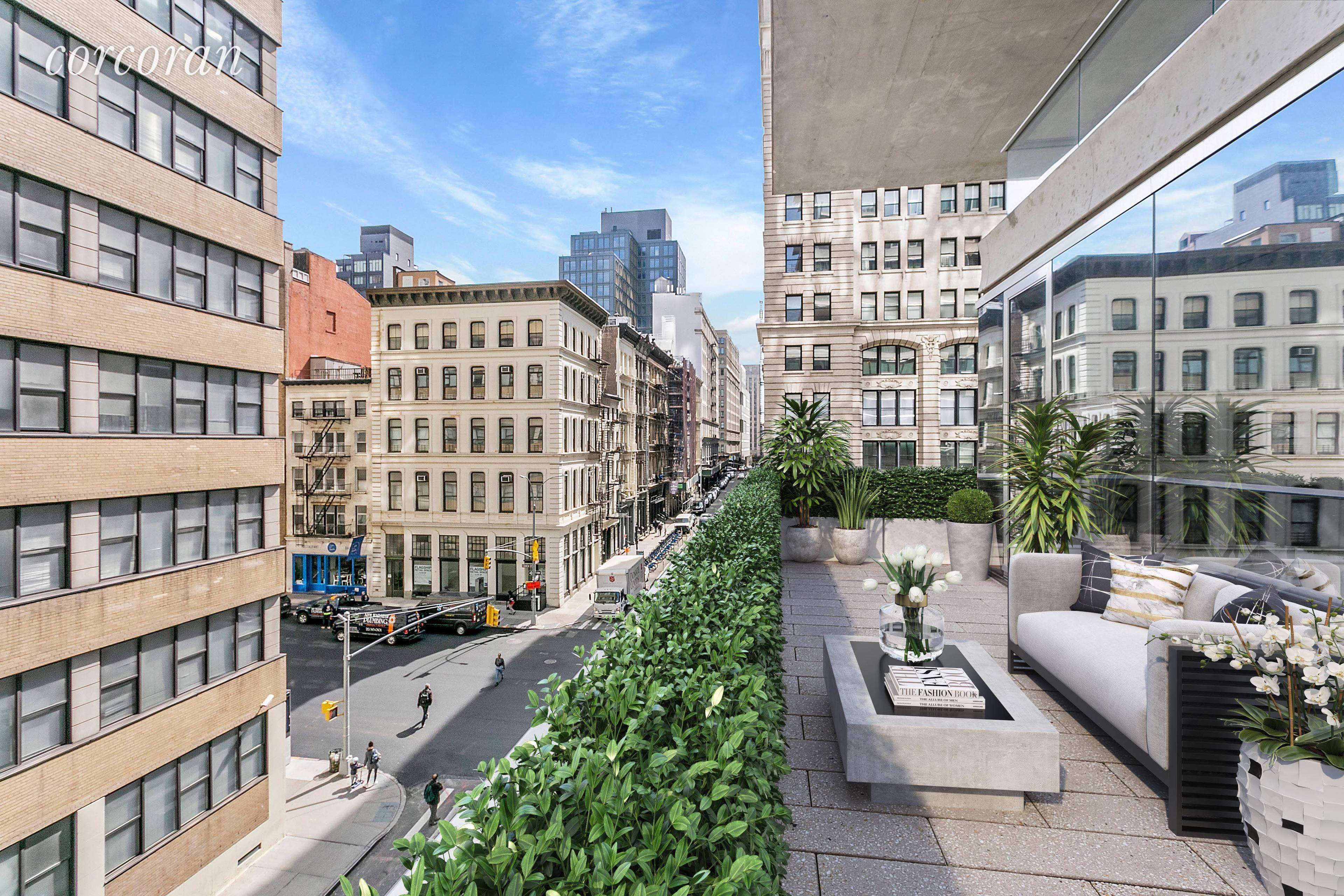 56 Leonard Street's magnificent light, luxury and views are in full display in this extraordinary 2, 983 square foot modern masterpiece in Tribeca, an iconic tower by Herzog amp ; ...