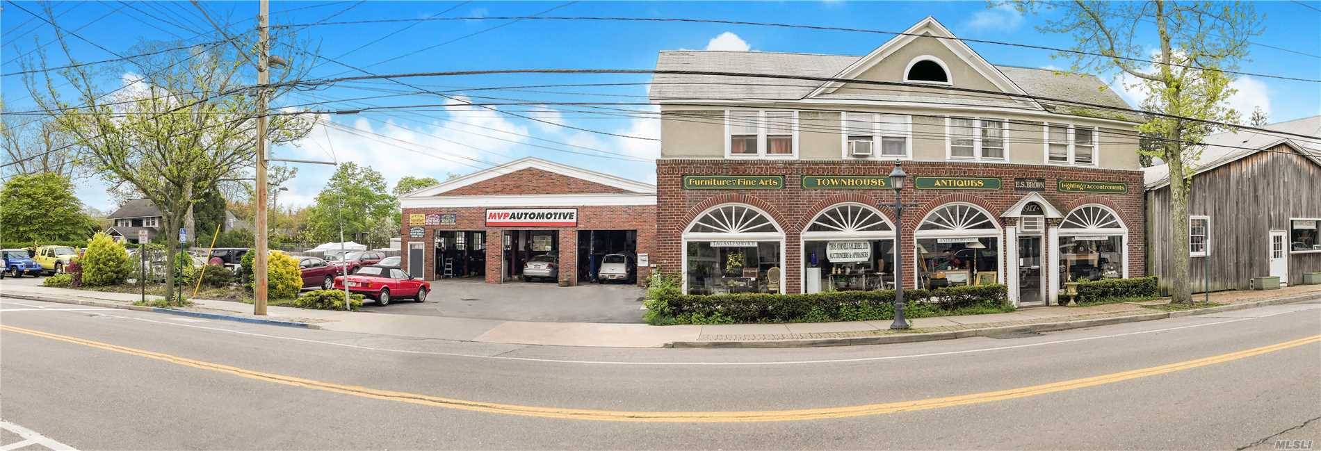 Rare opportunity to own this mixed use property in Bellport Village.
