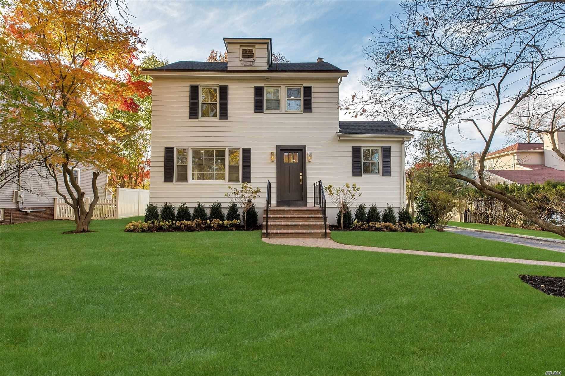 This Classic Colonial Has Been Newly Renovated And Modernized From Top To Bottom, Both Inside And Out.