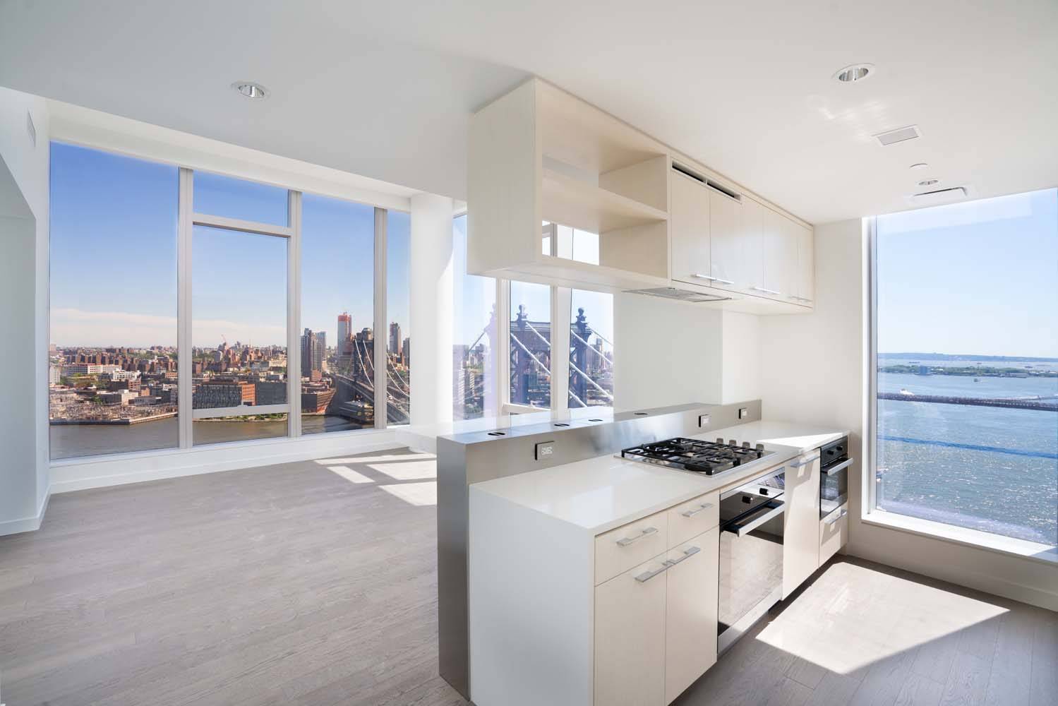 Be the first to live in 2BD 2BA Residence w/ Extra High Ceilings at the Luxurious One Manhattan Square | LES
