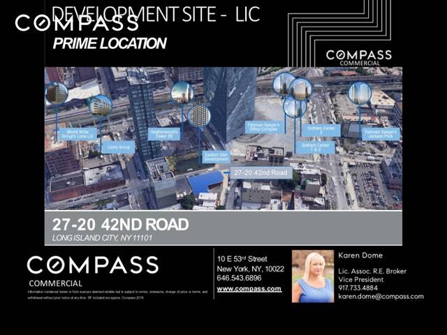 Investment Highlights Incredible development site in the most desirable neighborhood Possible zoning allows for industrial, hospitality, office, retail or residential 39, 575 SF of buildable rights Corner lot on 42nd ...