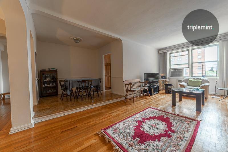 Beautiful totally gut renovated bright and sunny Pre War Coop with a unique shared garden courtyard.