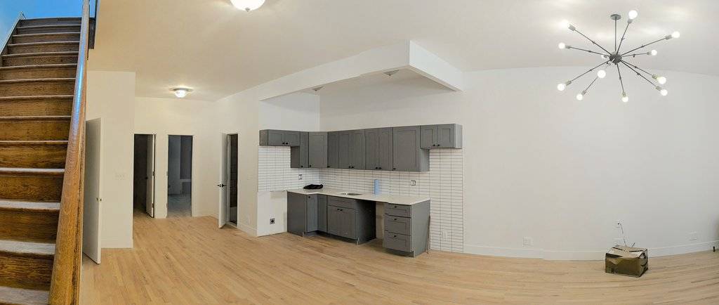 Available July 1 Renovated brownstone DUPLEX with 6 true bedrooms, 4 full bathrooms, D W, W D and YARD ACCESS.
