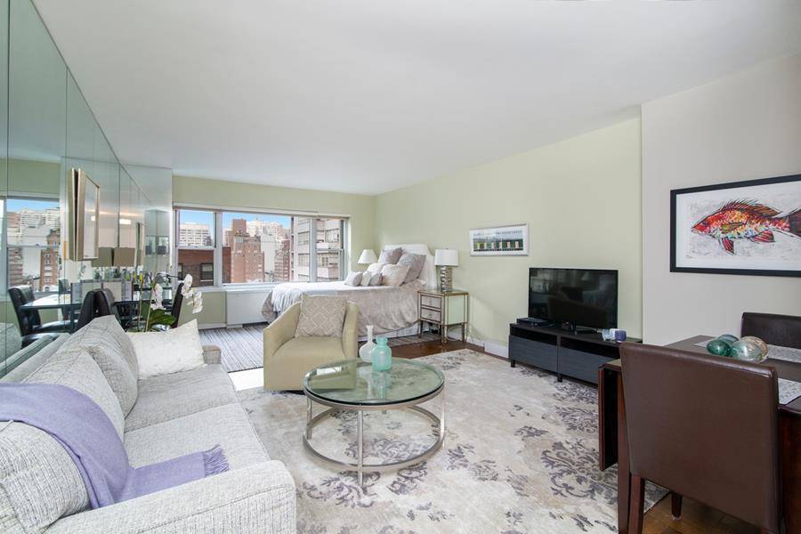 Just steps to Central Park, be the one to enjoy this oversized studio with approximately 500 square feet of living space.